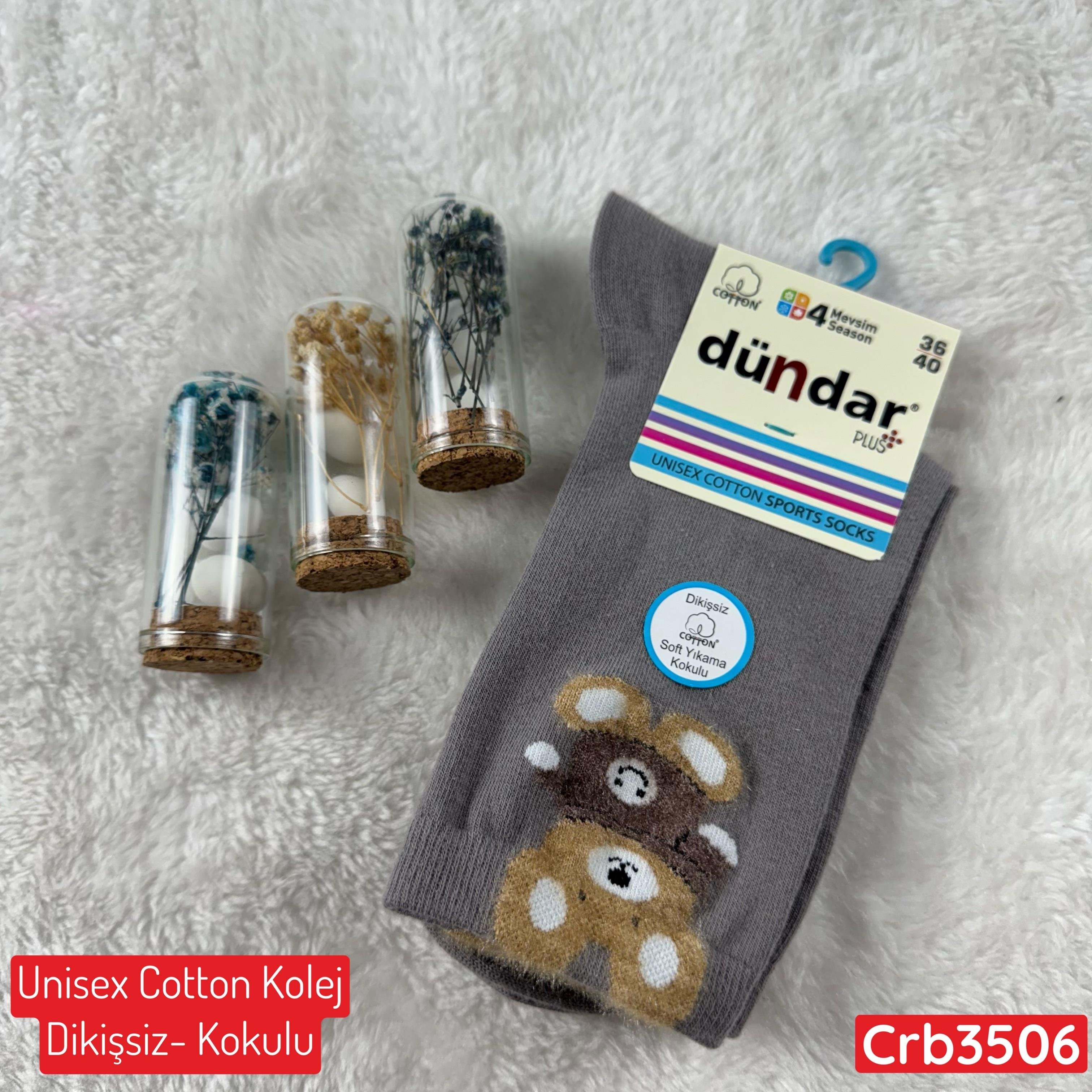 H-223 DÜNDAR Unisex Cotton Kolej (Dikişsiz-Parfümlü)