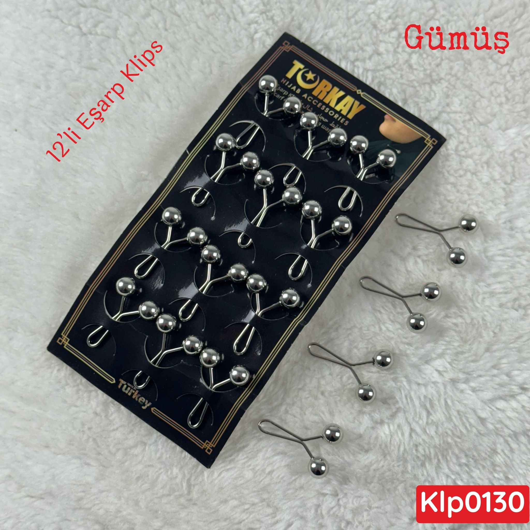 ZD-108 Klips 12 Adet