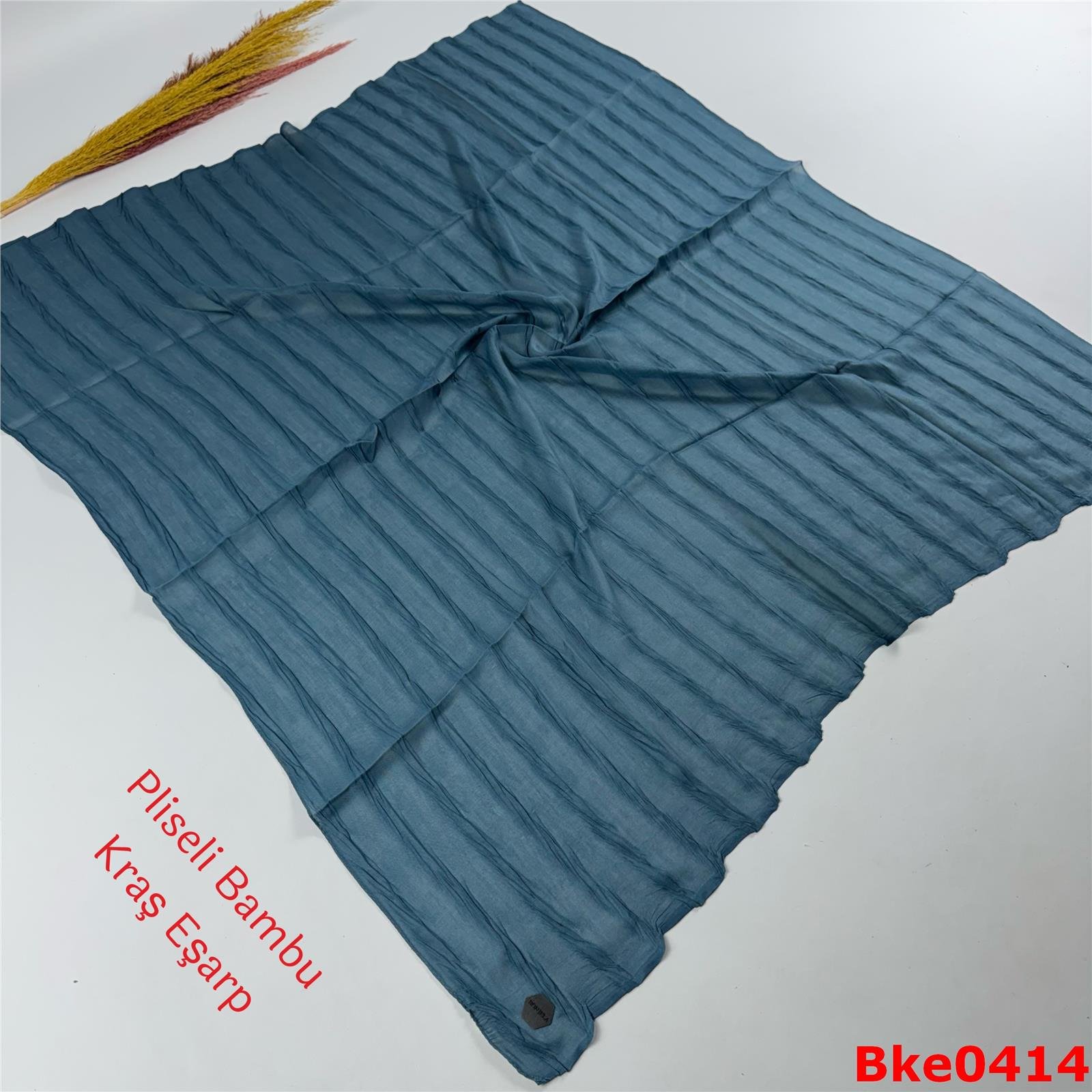 J-146 Pliseli Bambu Kraş Eşarp