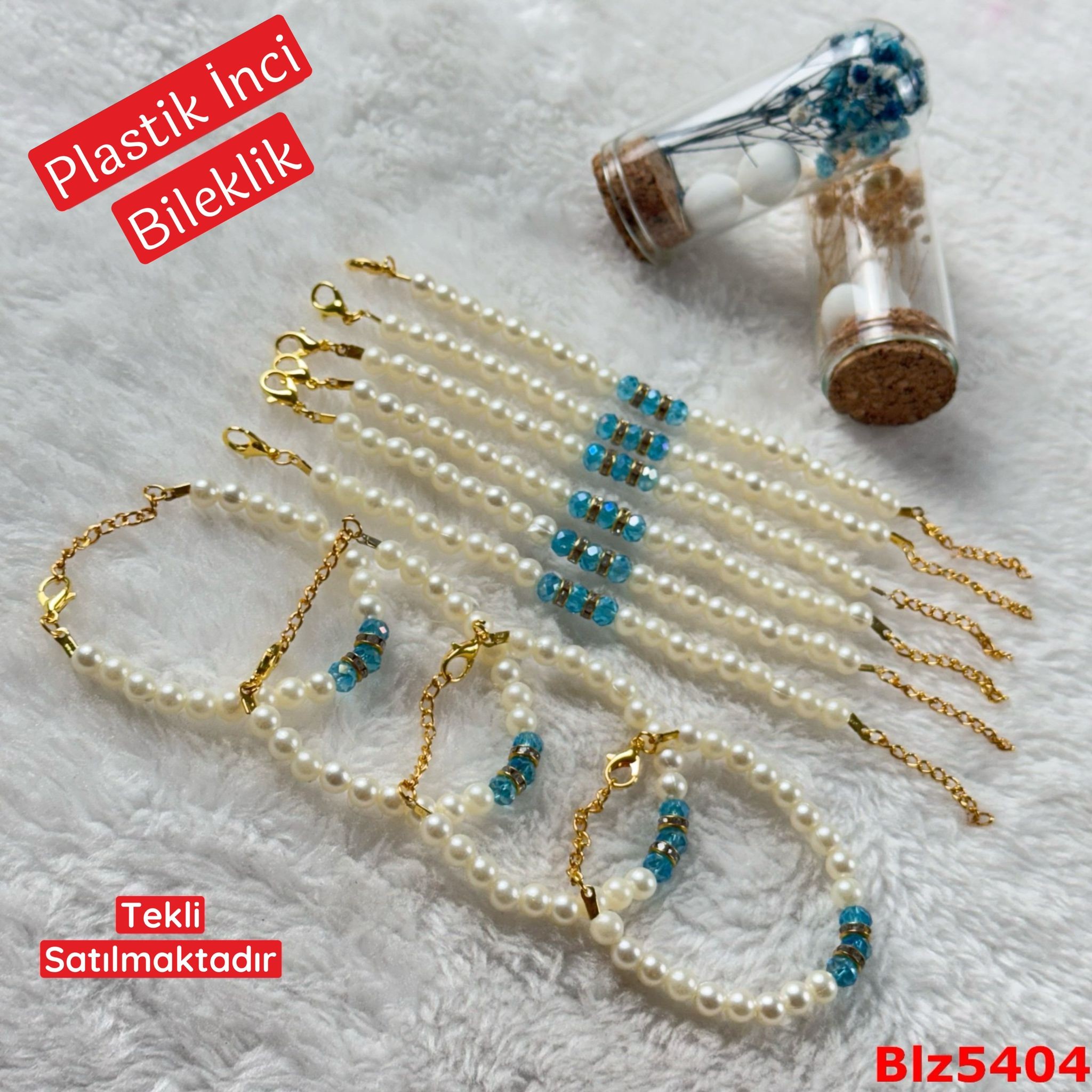 ZD-081 Plastik İnci Bileklik