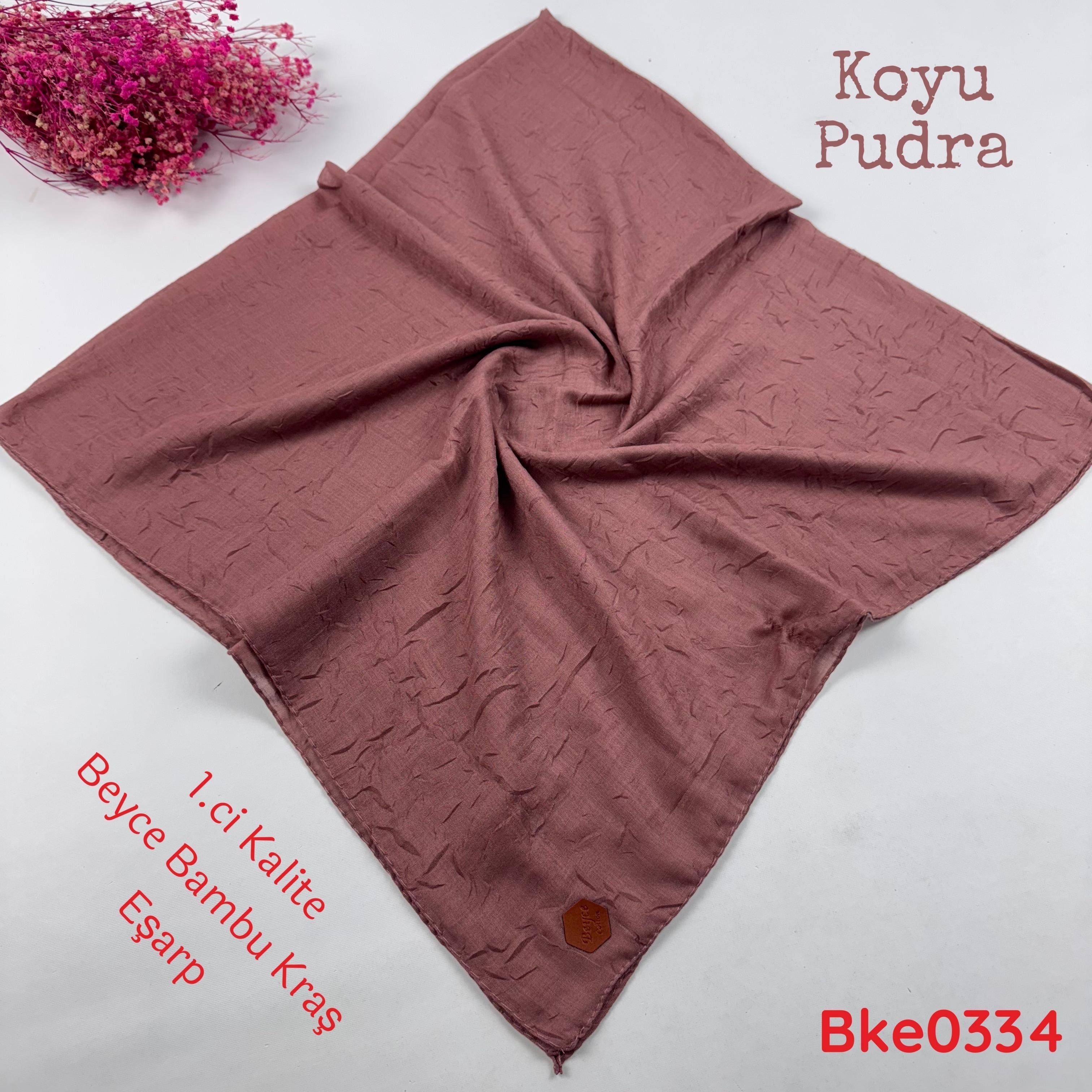 K-095 Beyce Bambu Kraş Eşarp