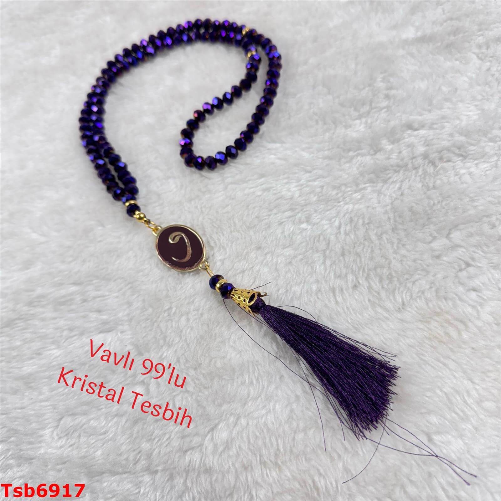 ZZ-128 Vavlı 99lu Kristal Tesbih(8mm)