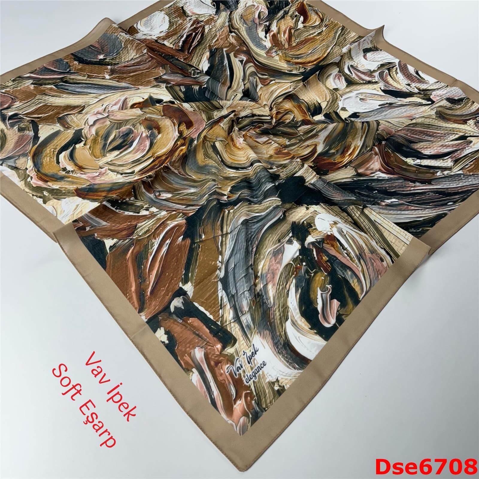 P-062 Vav İpek Soft Eşarp