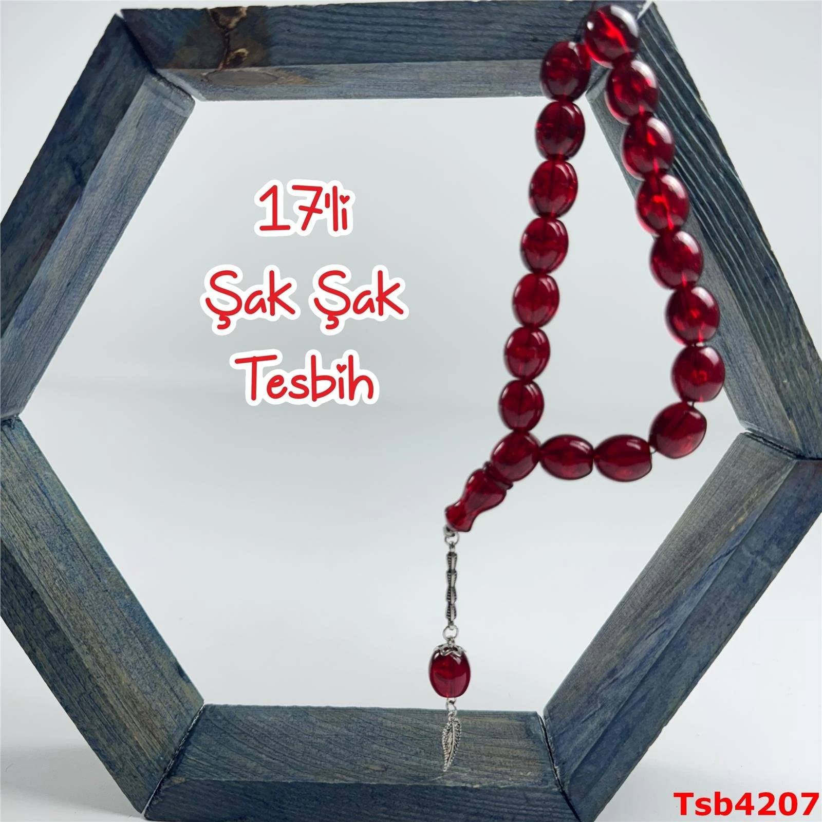 ZZ-244  17'lİ Şak Şak Erkek Tesbih