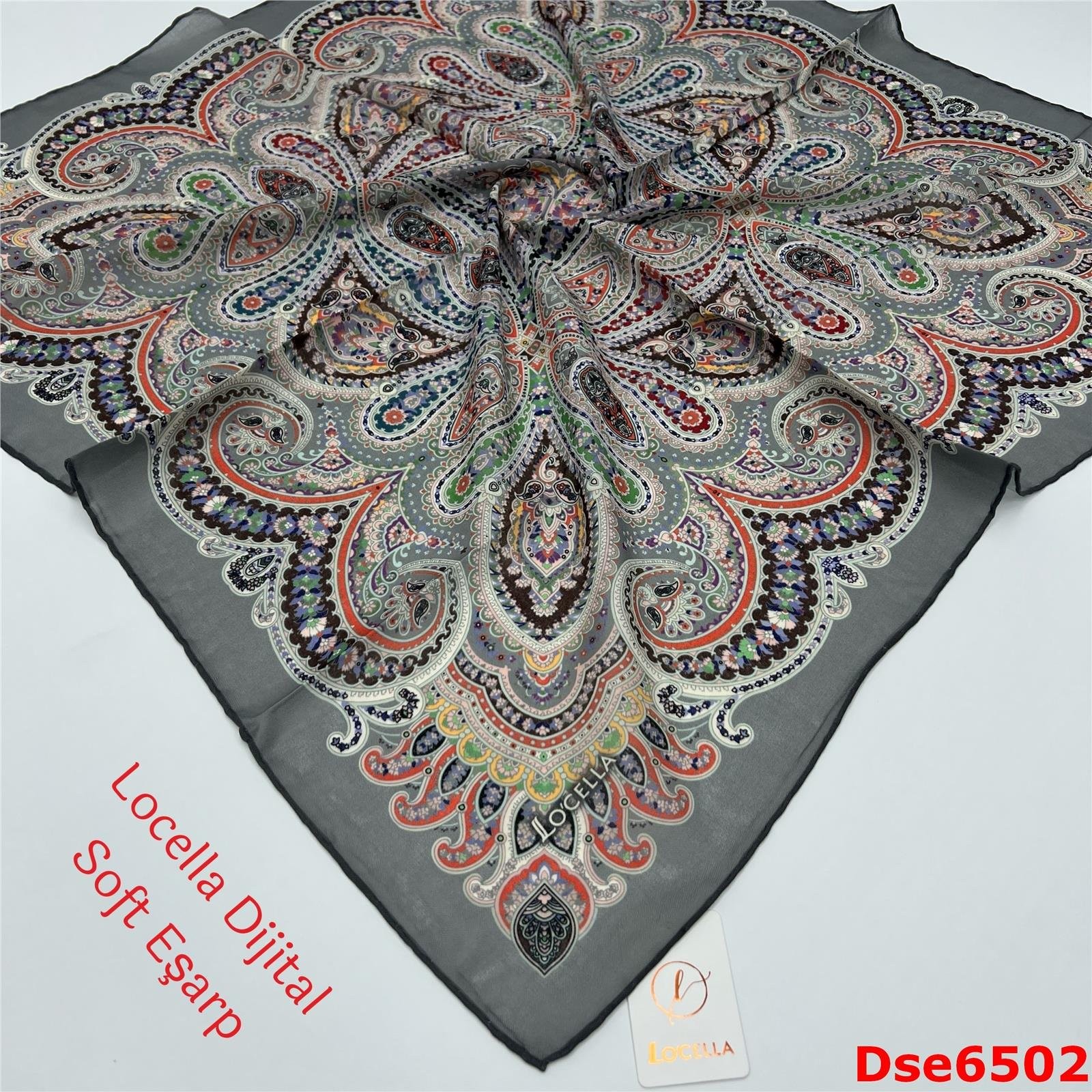 R-004 Locella El Dikişli Soft Eşarp