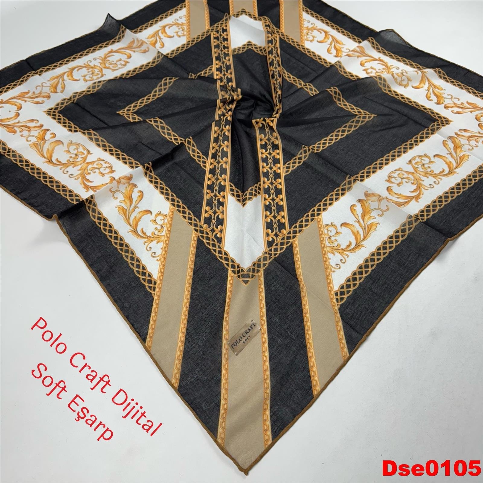 P-079 Polo Craft Dijital Soft Eşarp