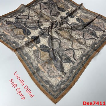 R-114 Locella El Dikişli Soft Eşarp