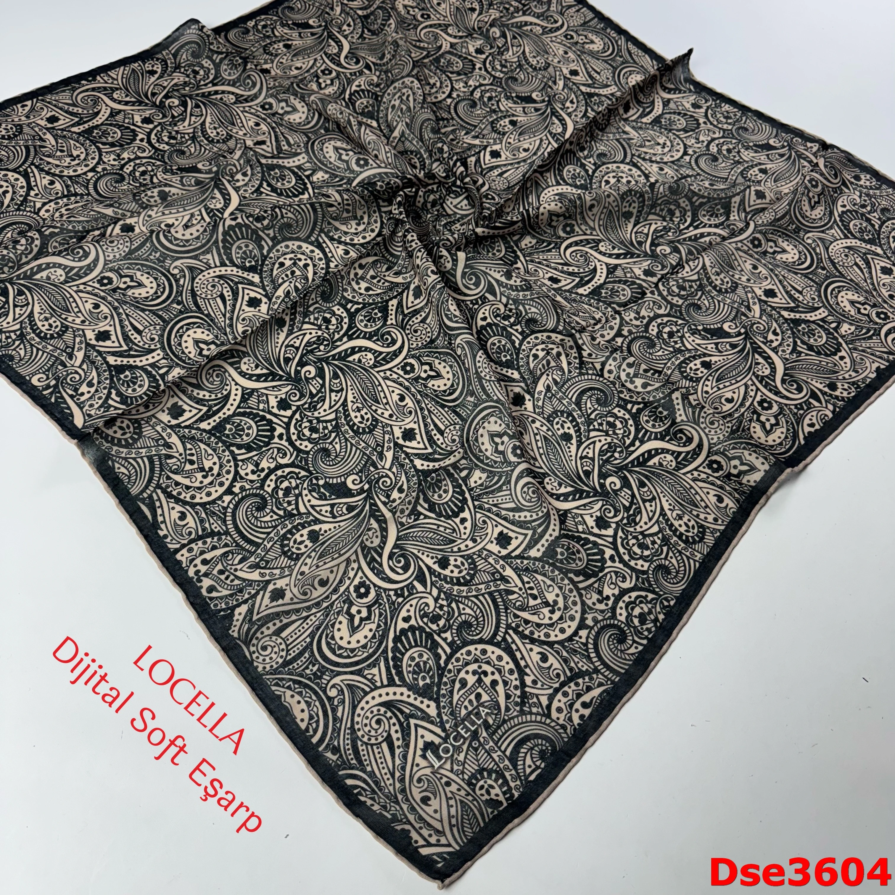 S-099 Locella El Dikişli Soft Eşarp