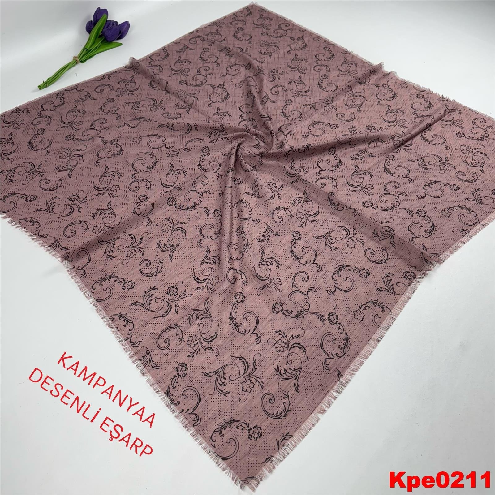 A-0207 Kampanya Desenli Eşarp