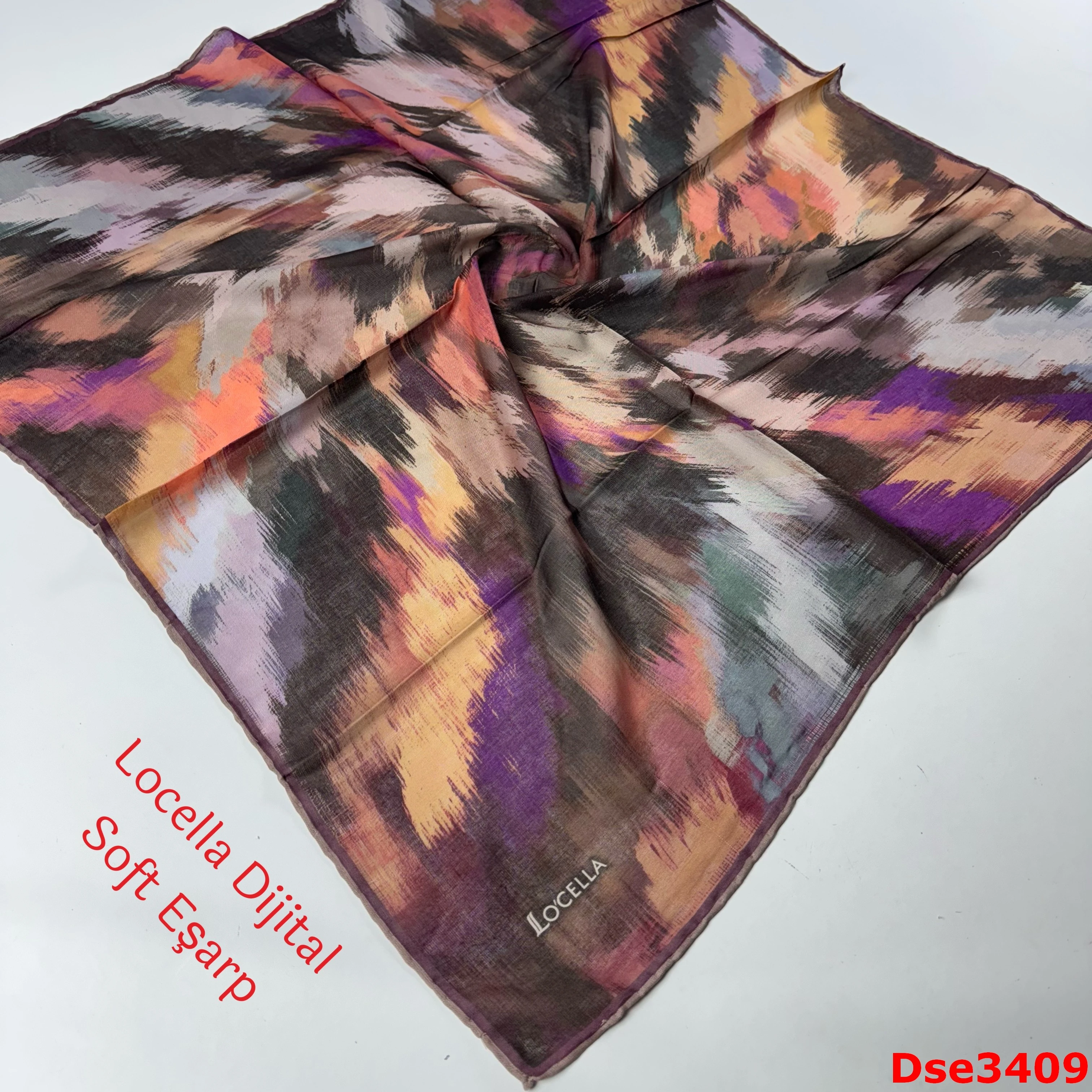 R-029 Locella El Dikişli Soft Eşarp