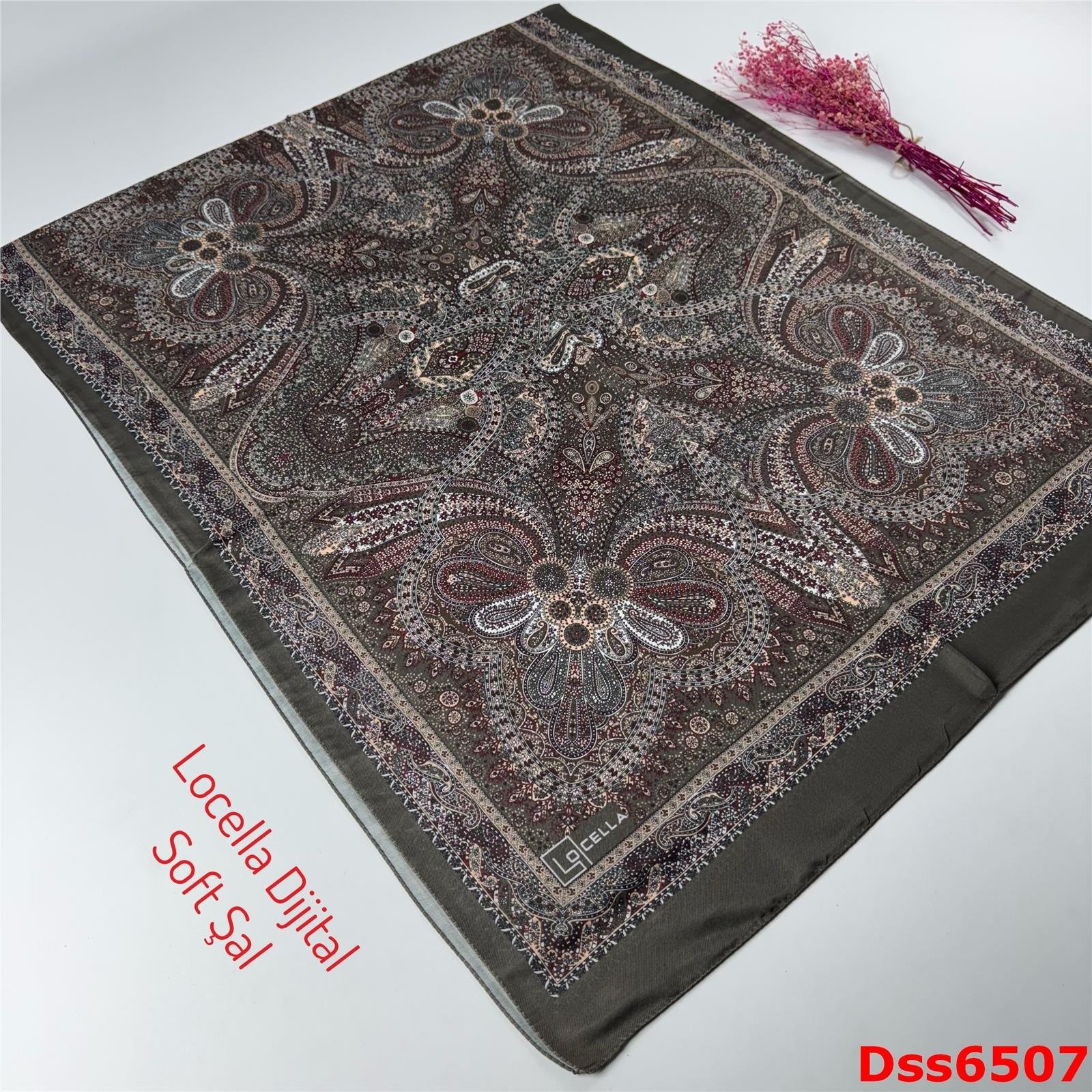 ZA-076 Locella Desenli Soft Şal