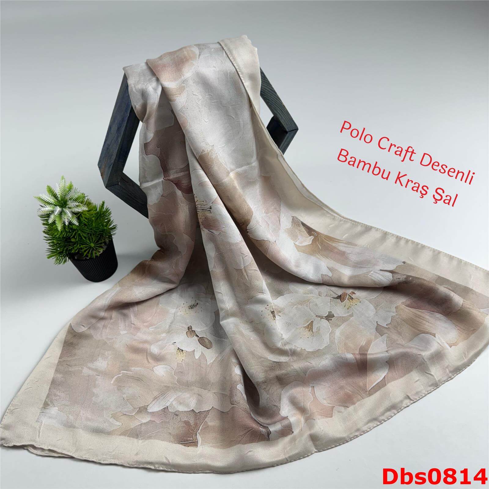 ZC-078 Polo Craft Desenli Bambu Kraş Şal