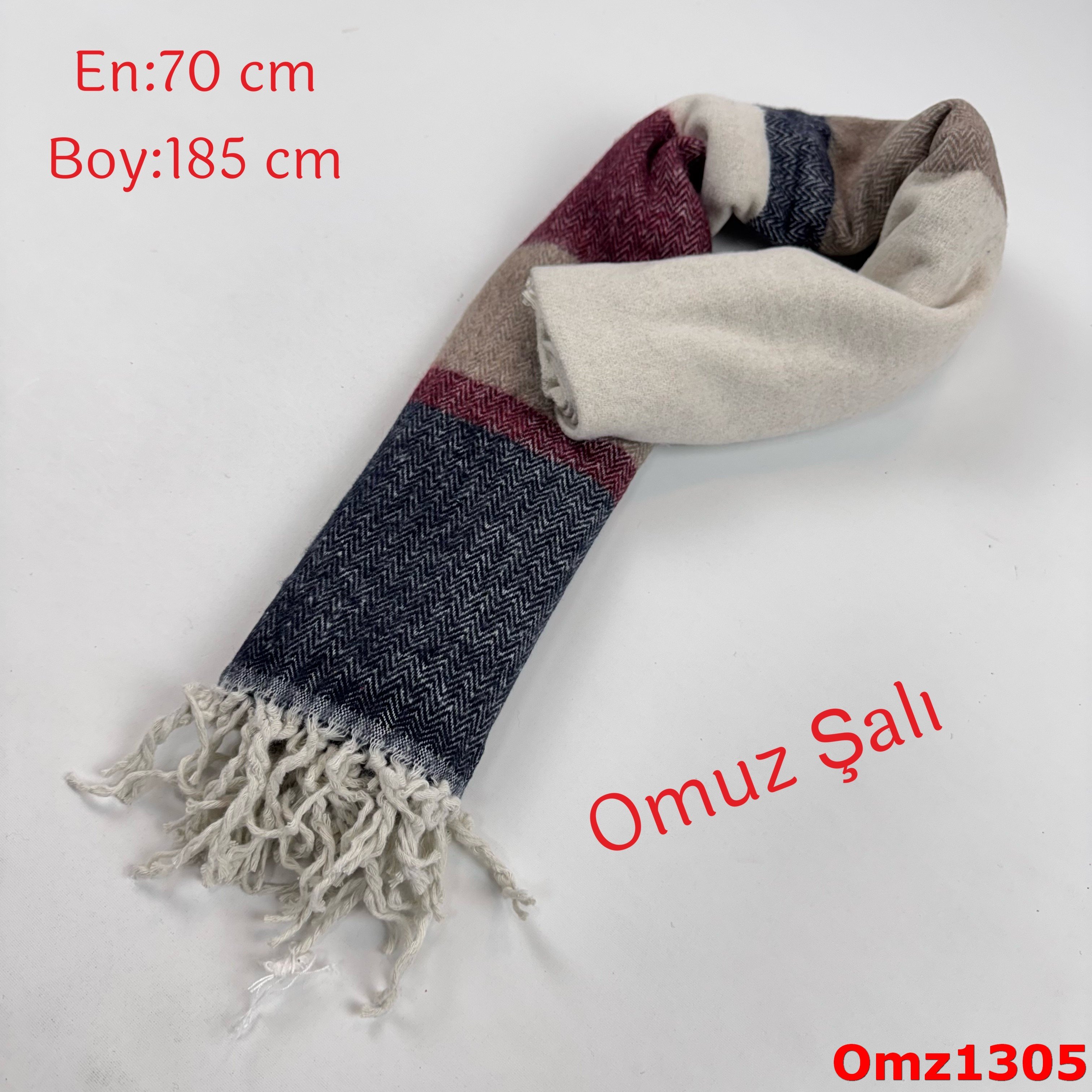 ZY-075 Düz Balıksırtı Omuz Şalı