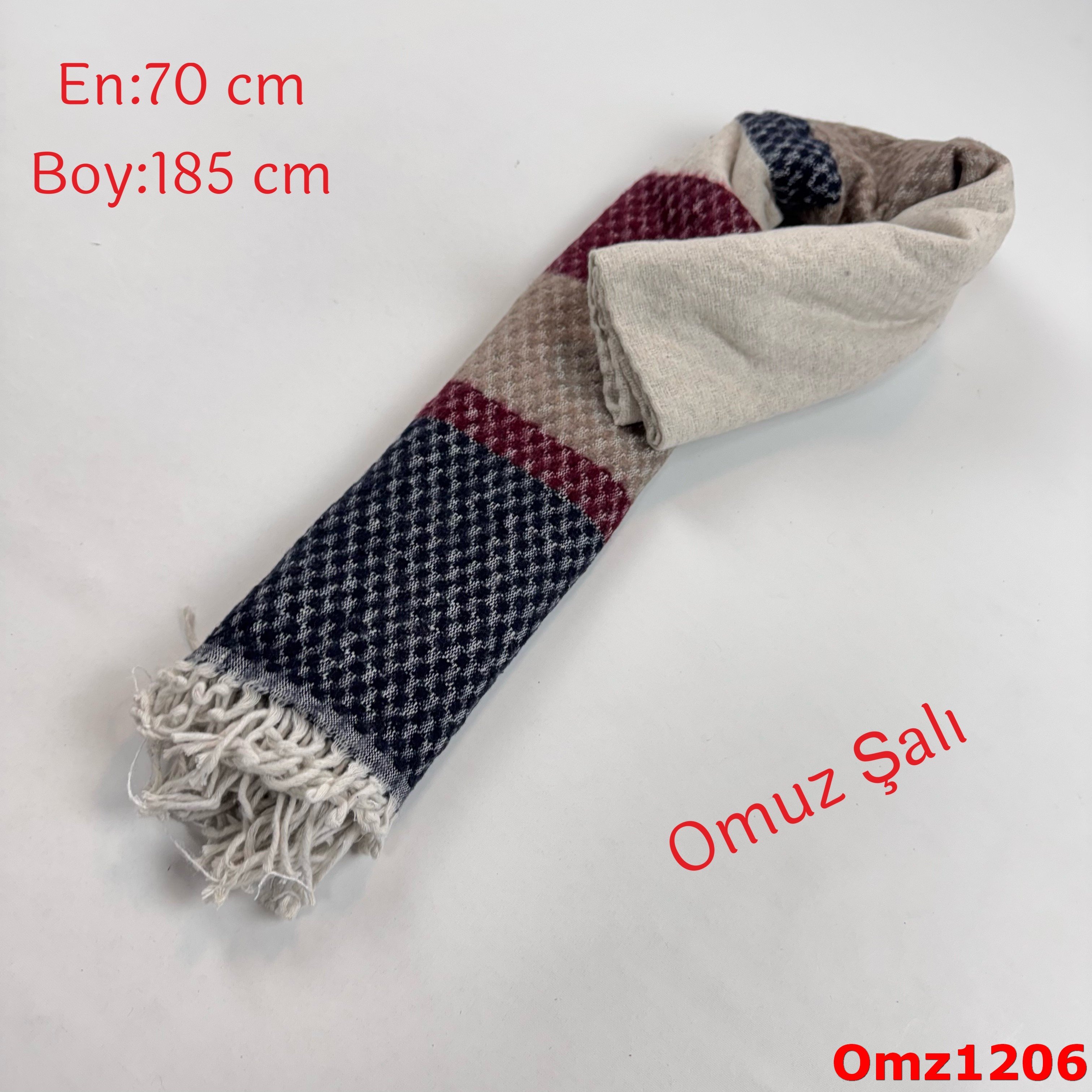 ZY-069 Düz Balıksırtı Omuz Şalı