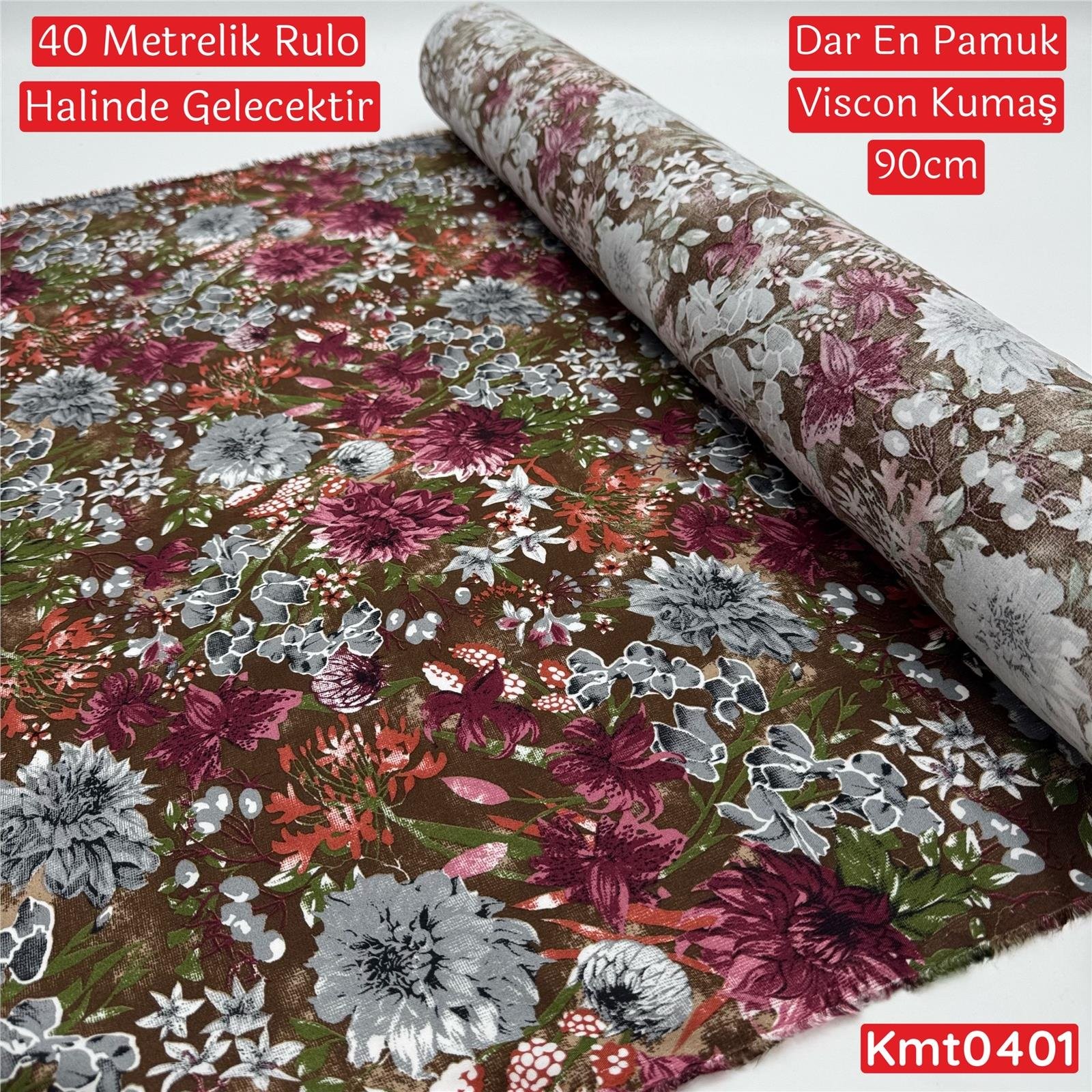 ZO-107 Dar En Pamuk Viscon Kumaş 90cm