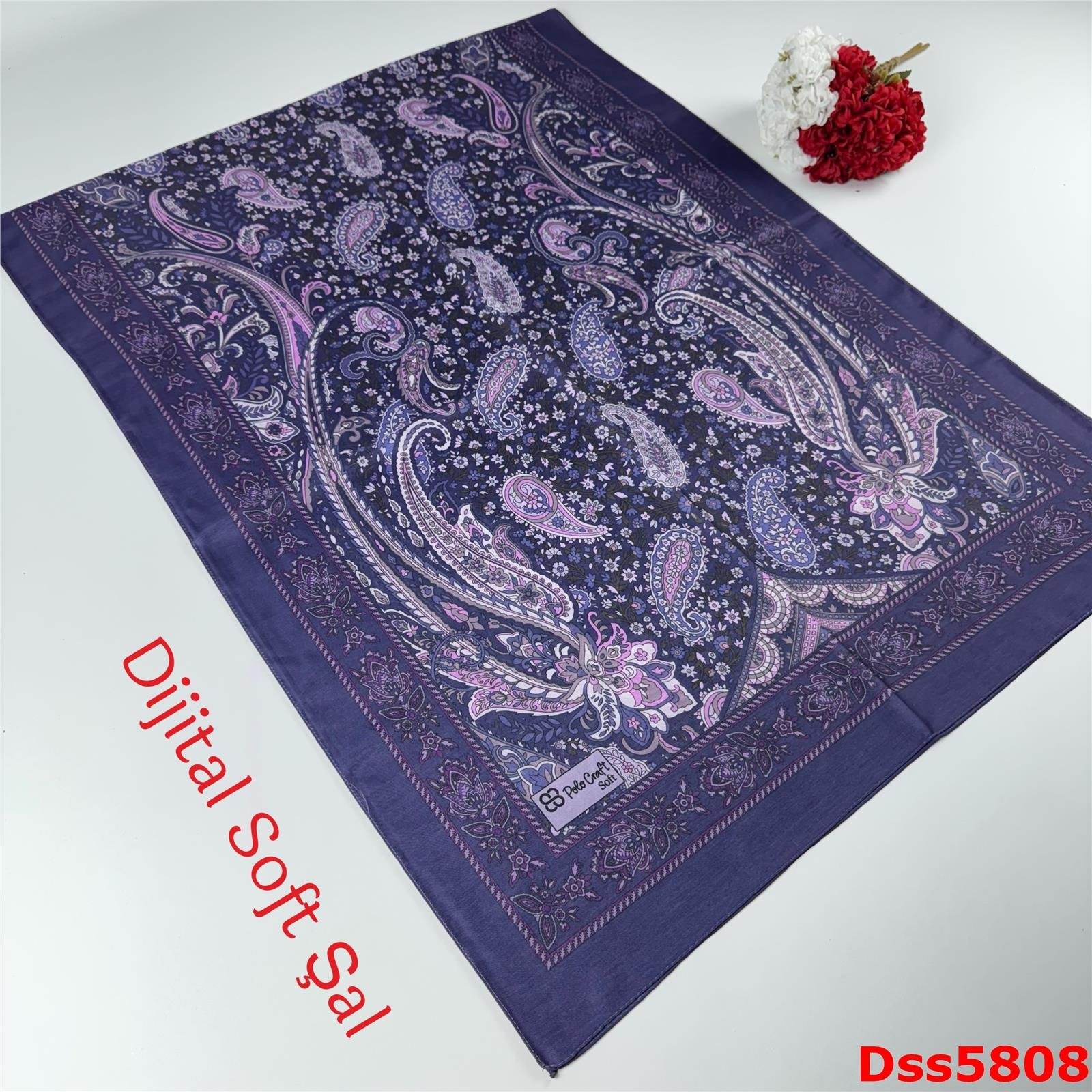 Y-052 Dijital Soft Şal