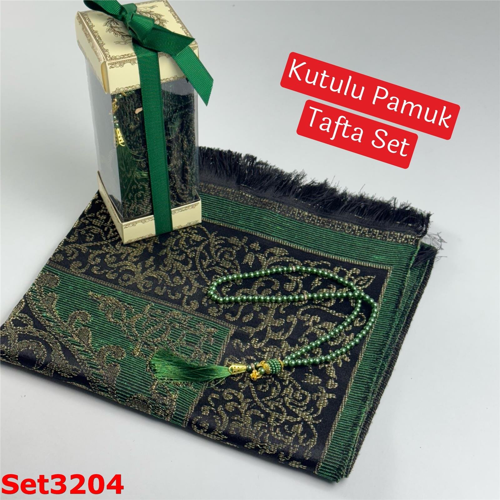 ZU-027 Kutulu Pamuk Tafta Set