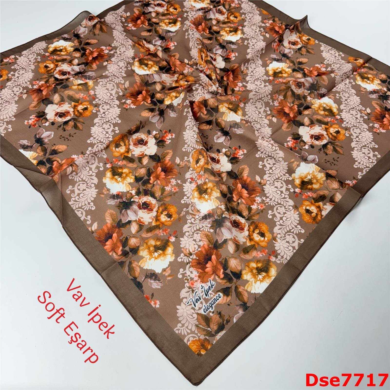 S-140 Vav İpek Soft Eşarp
