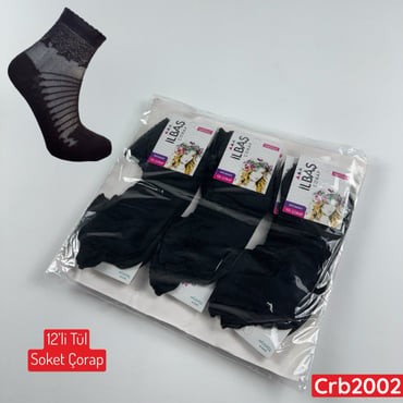 ZV-106 Tül Soket Çorap 12 ADET