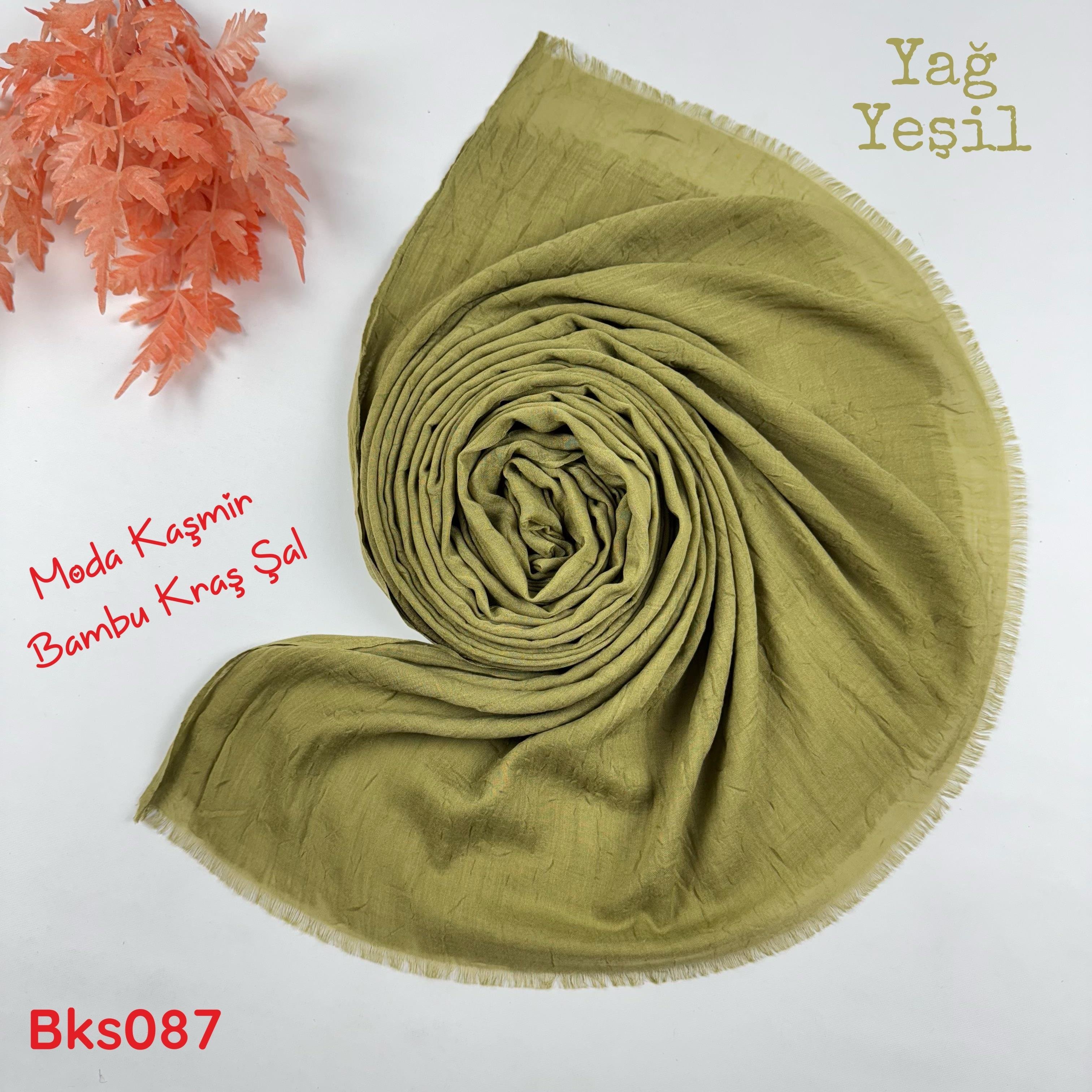 L-028 Moda Kaşmir Bambu Kraş Şal