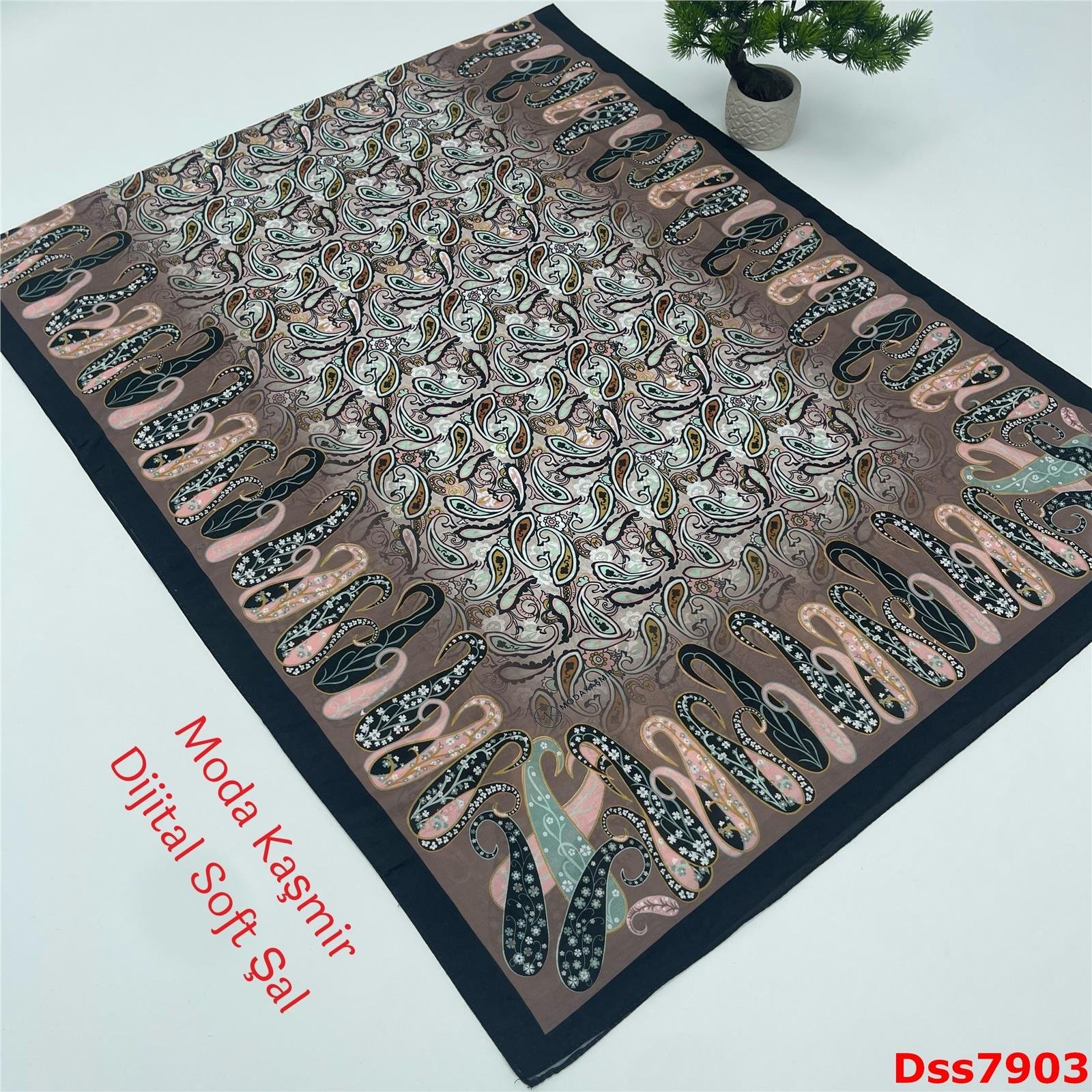 ZE-013  Moda Kaşmir Dijital Soft Şal