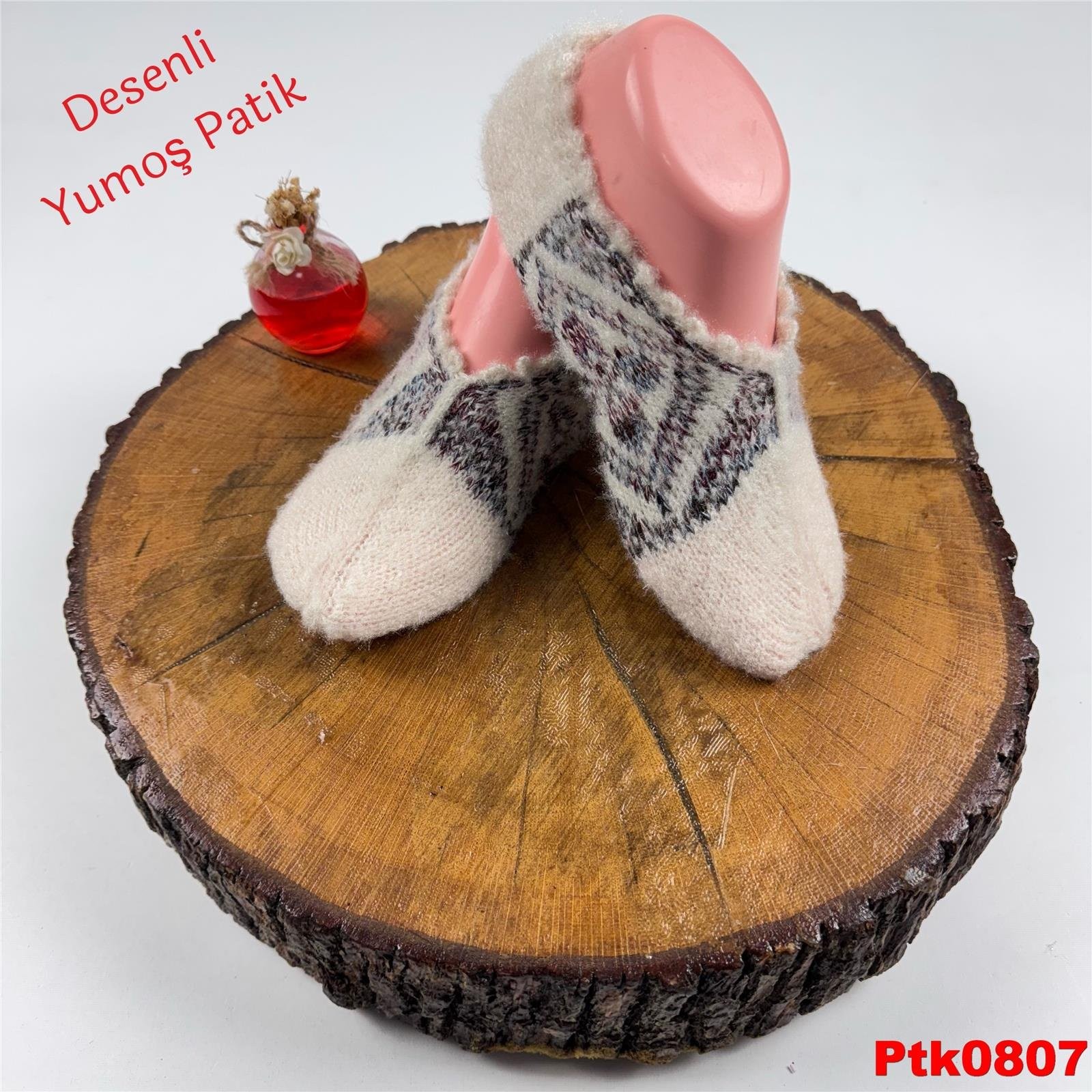 D-028 Desenli Yumoş Patik