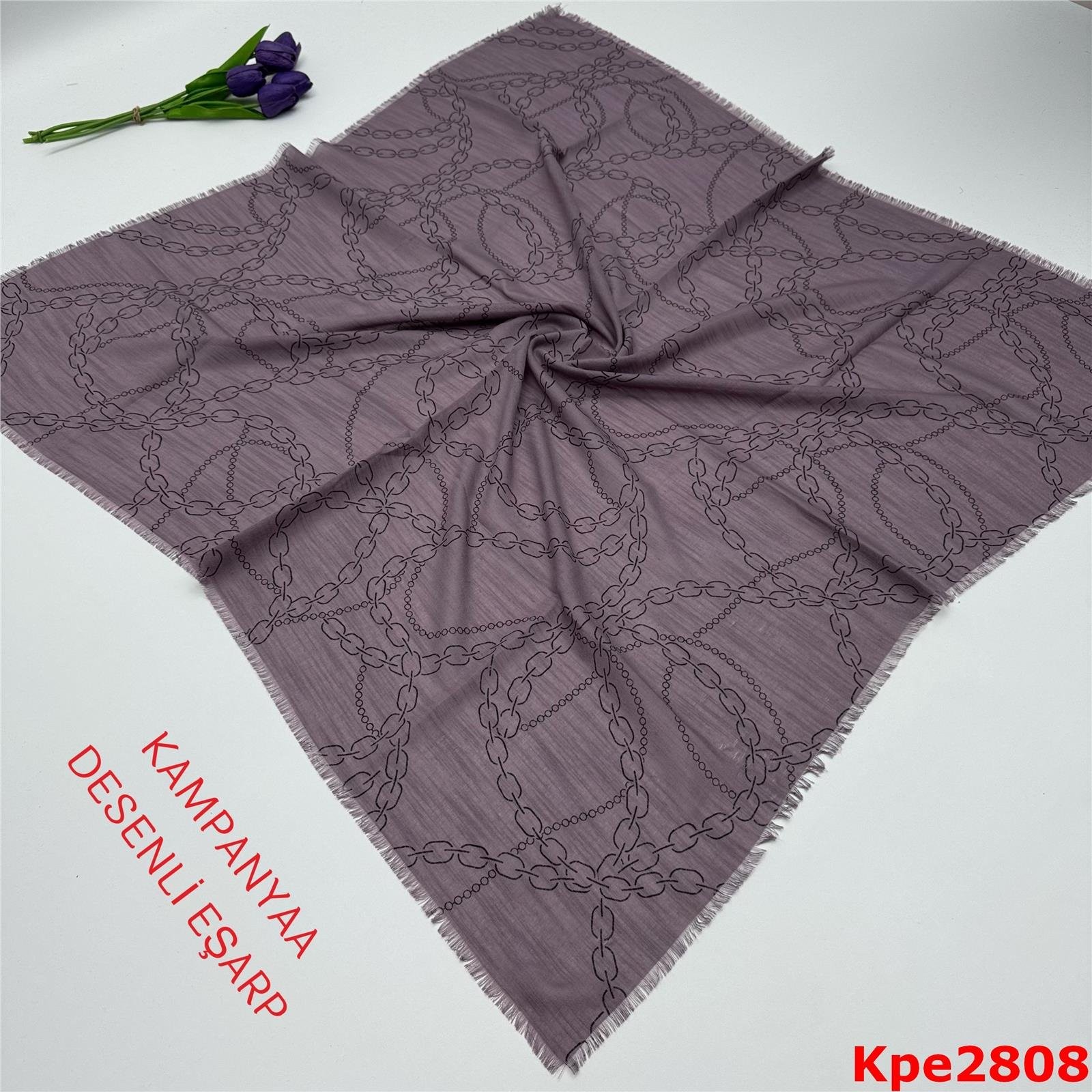ZH-055 Kampanya Desenli Eşarp