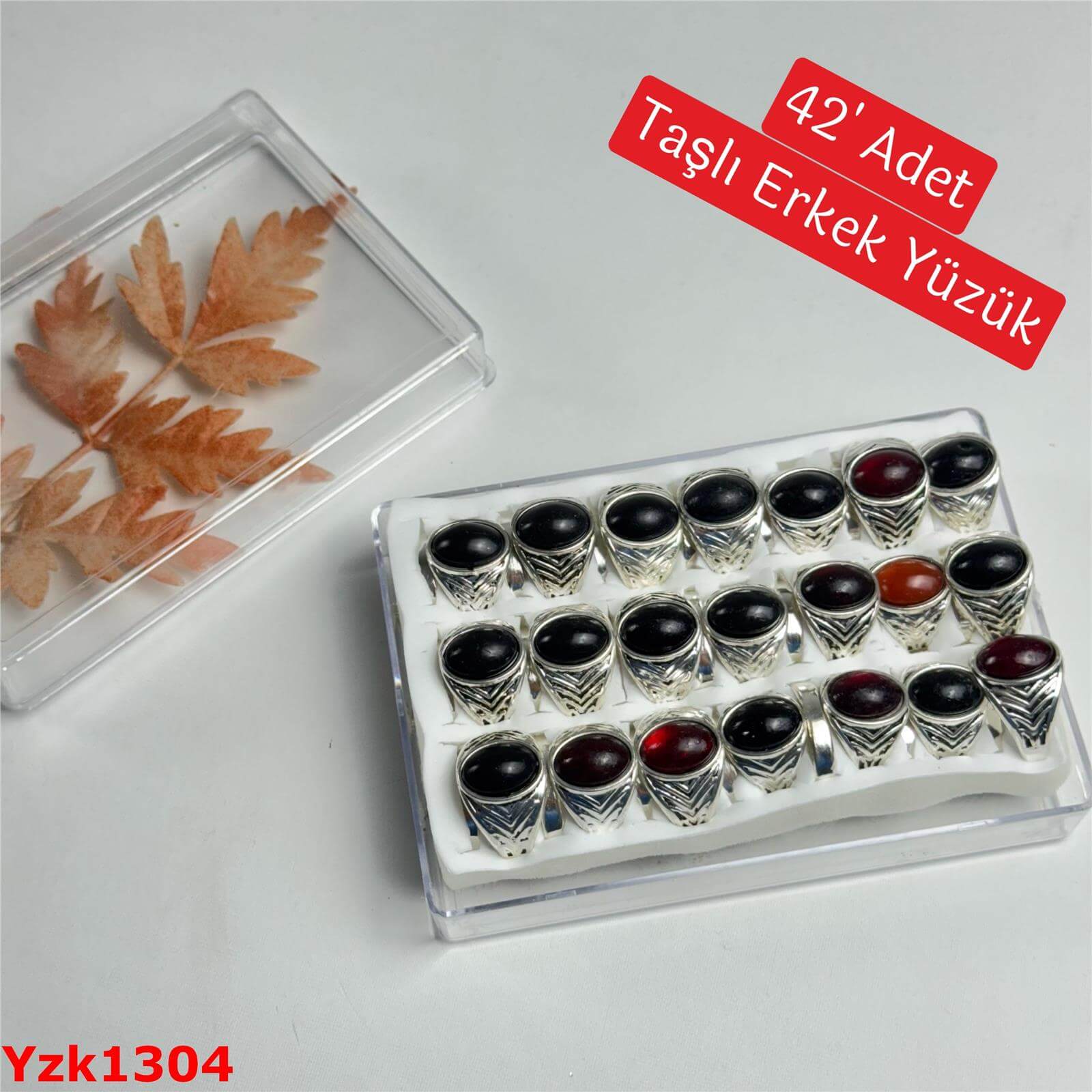 ZN-007 42lı Taşlı Erkek Yüzük