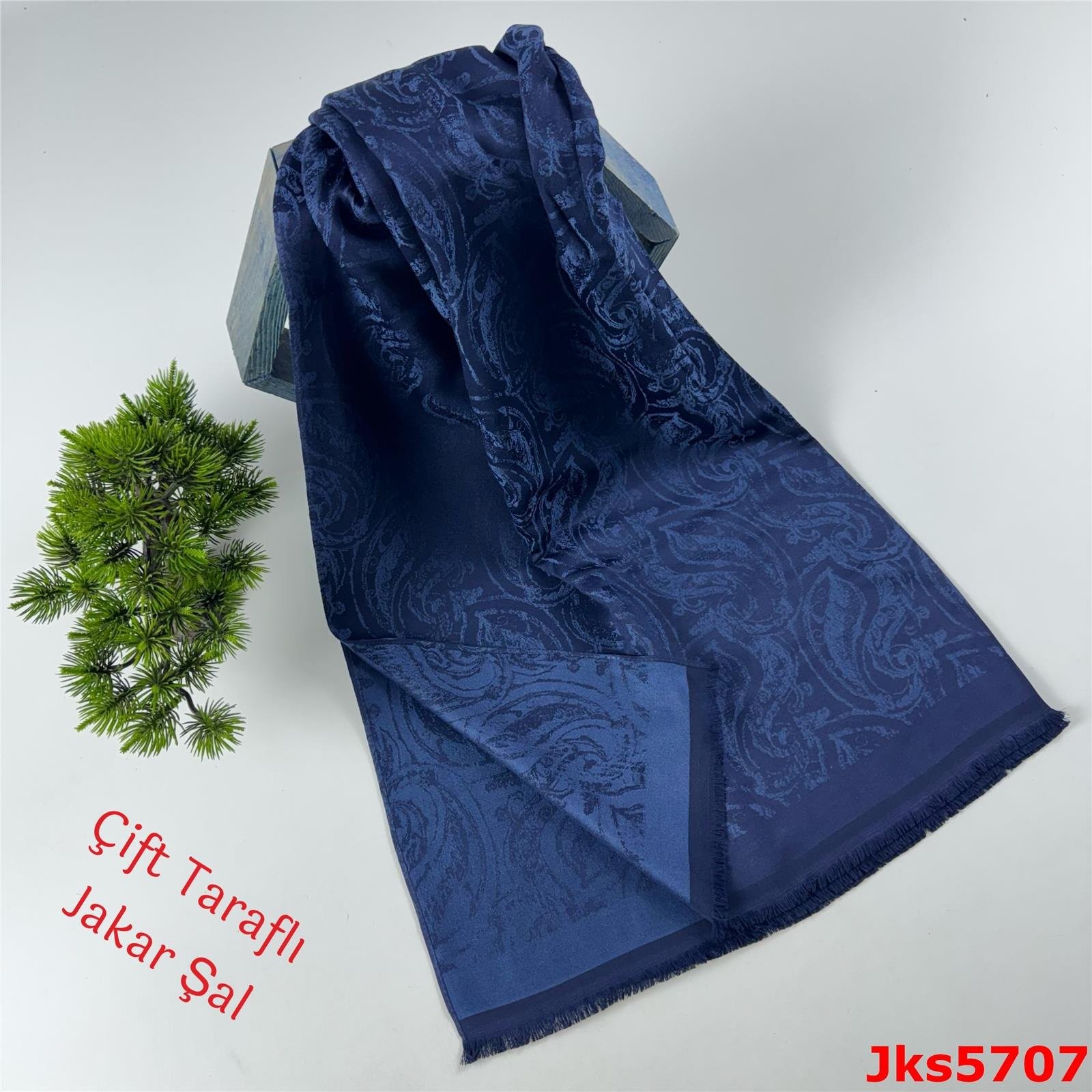 U-057 Çift Taraflı Jakarlı Şal