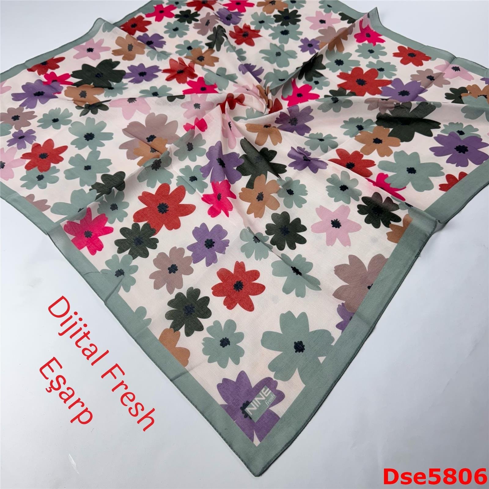 S-099 Dijital Fresh Eşarp