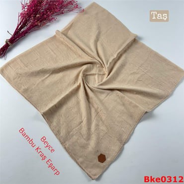 T-084 Beyce Bambu Kraş Eşarp