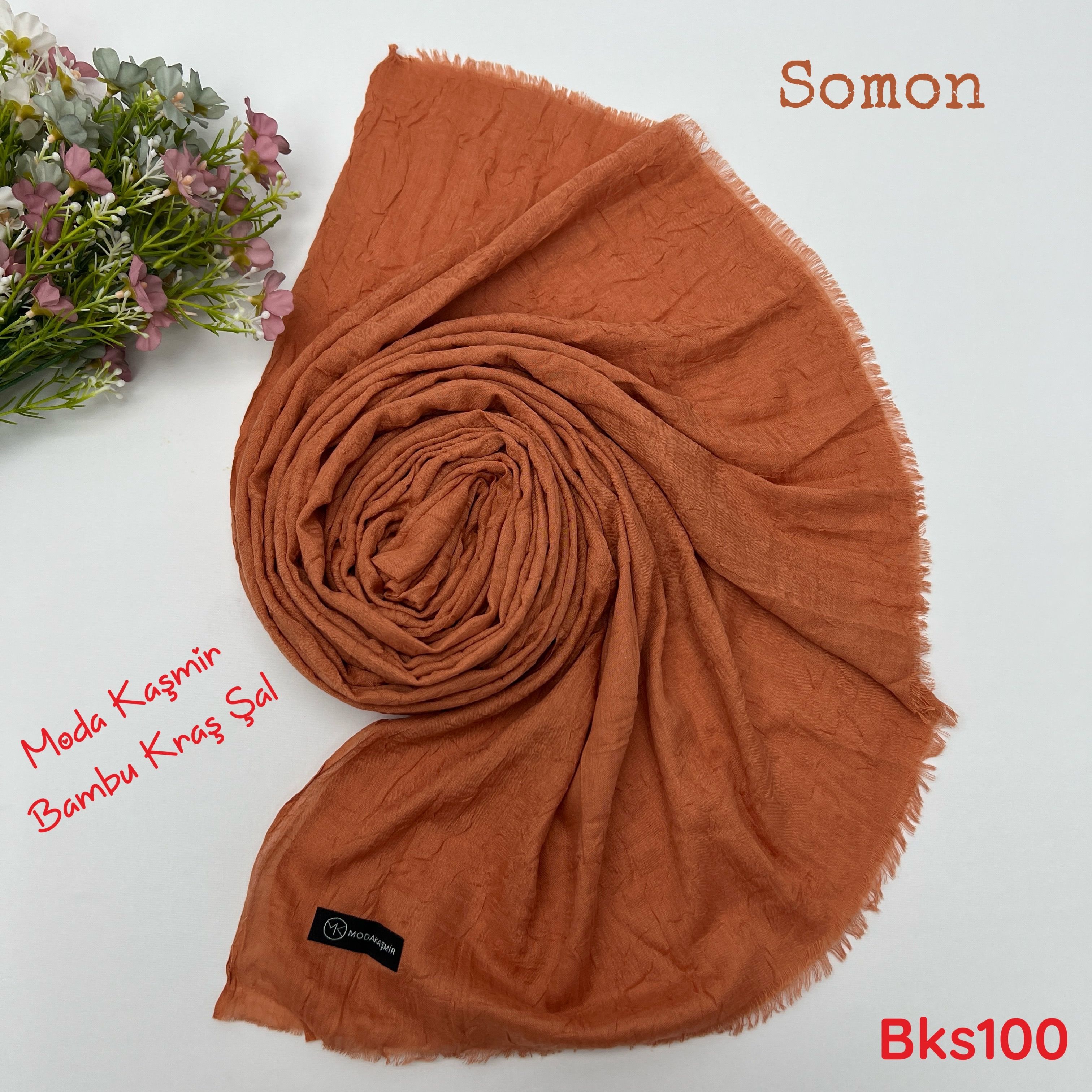 V-033 Moda Kaşmir Bambu Kraş Şal