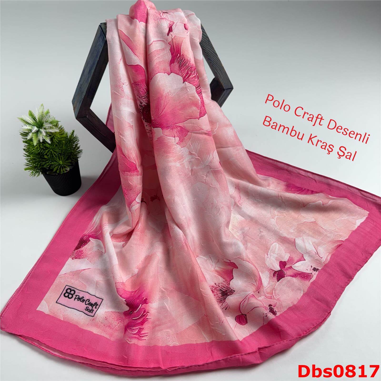 ZC-081 Polo Craft Desenli Bambu Kraş Şal