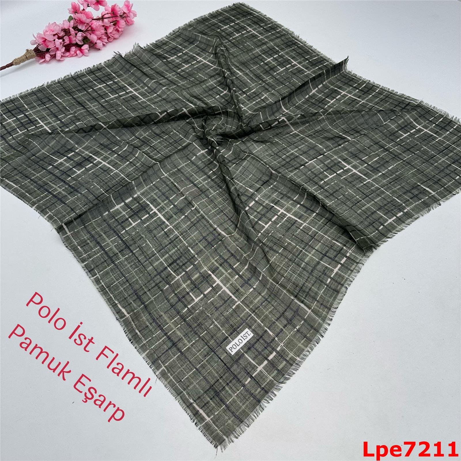 O-043 Polo İst Flamlı Pamuk Eşarp