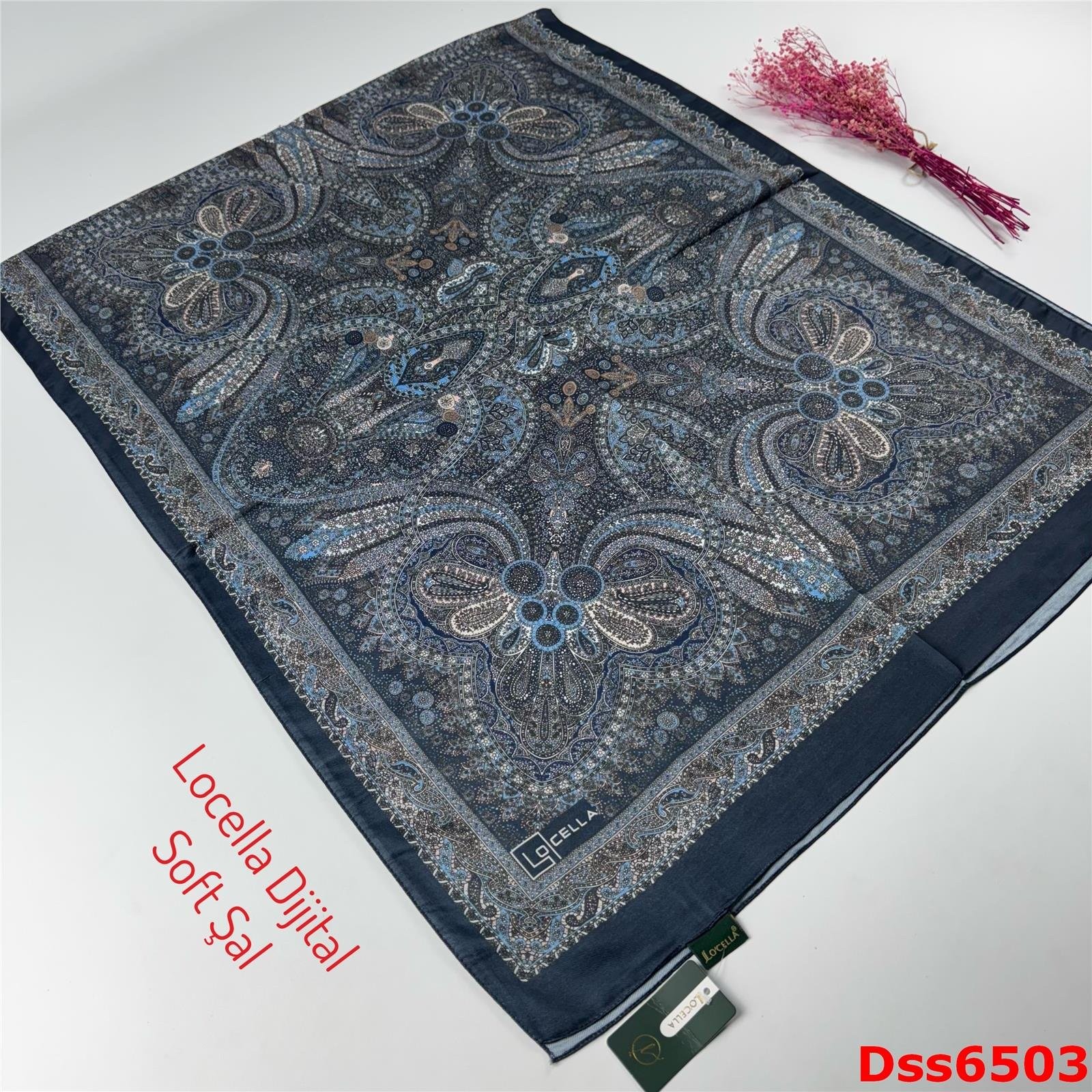 ZA-069 Locella Desenli Soft Şal