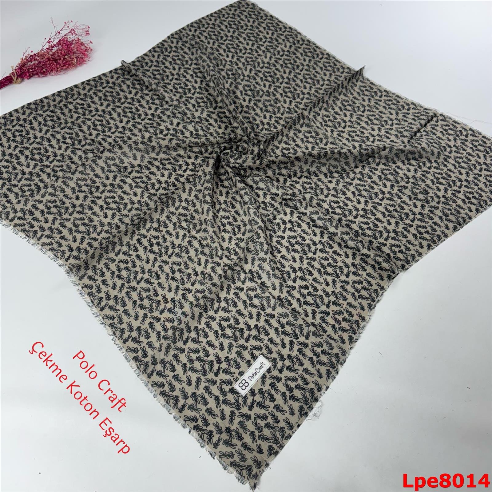 N-085 Polo Craft Çekme Coton Eşarp