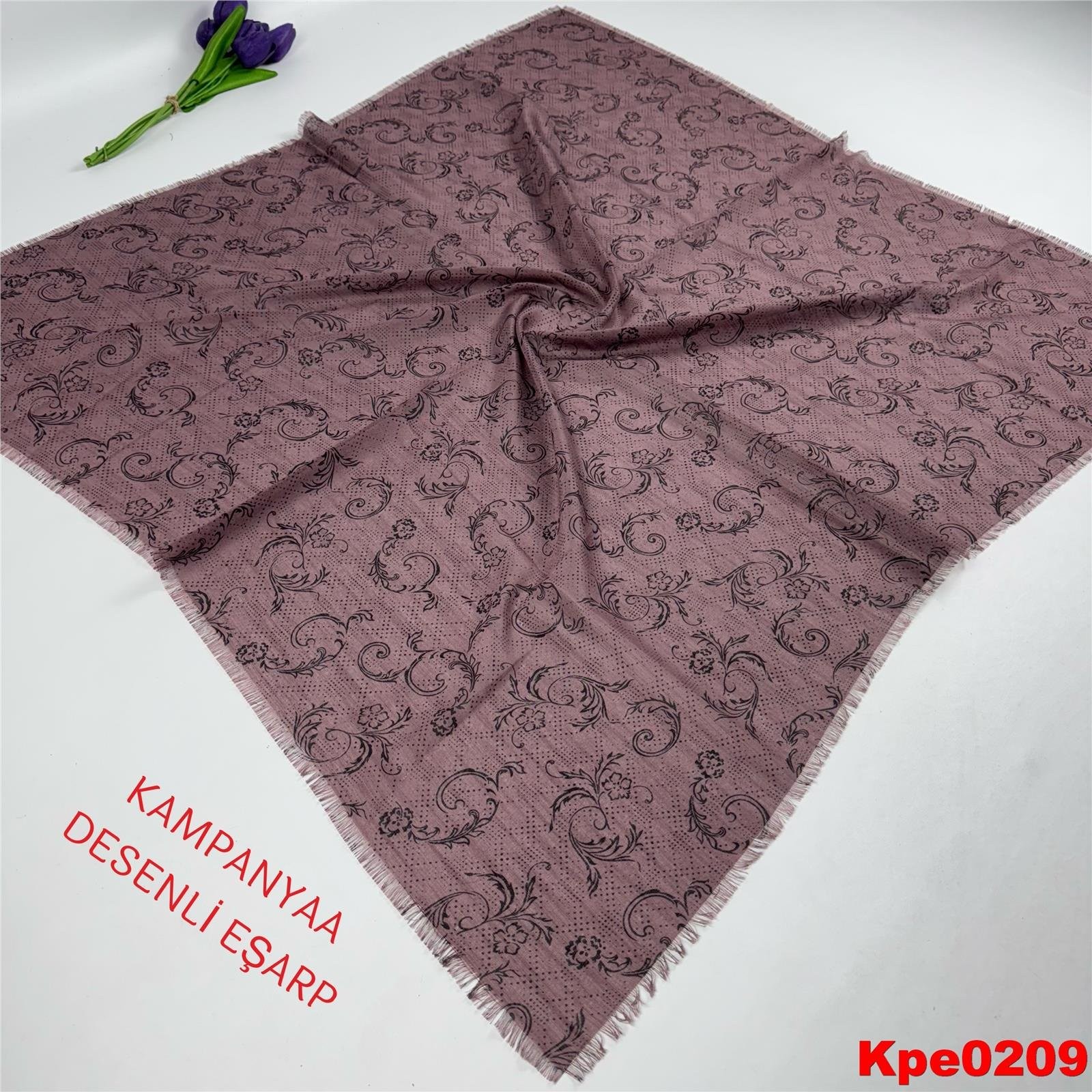 A-0205 Kampanya Desenli Eşarp