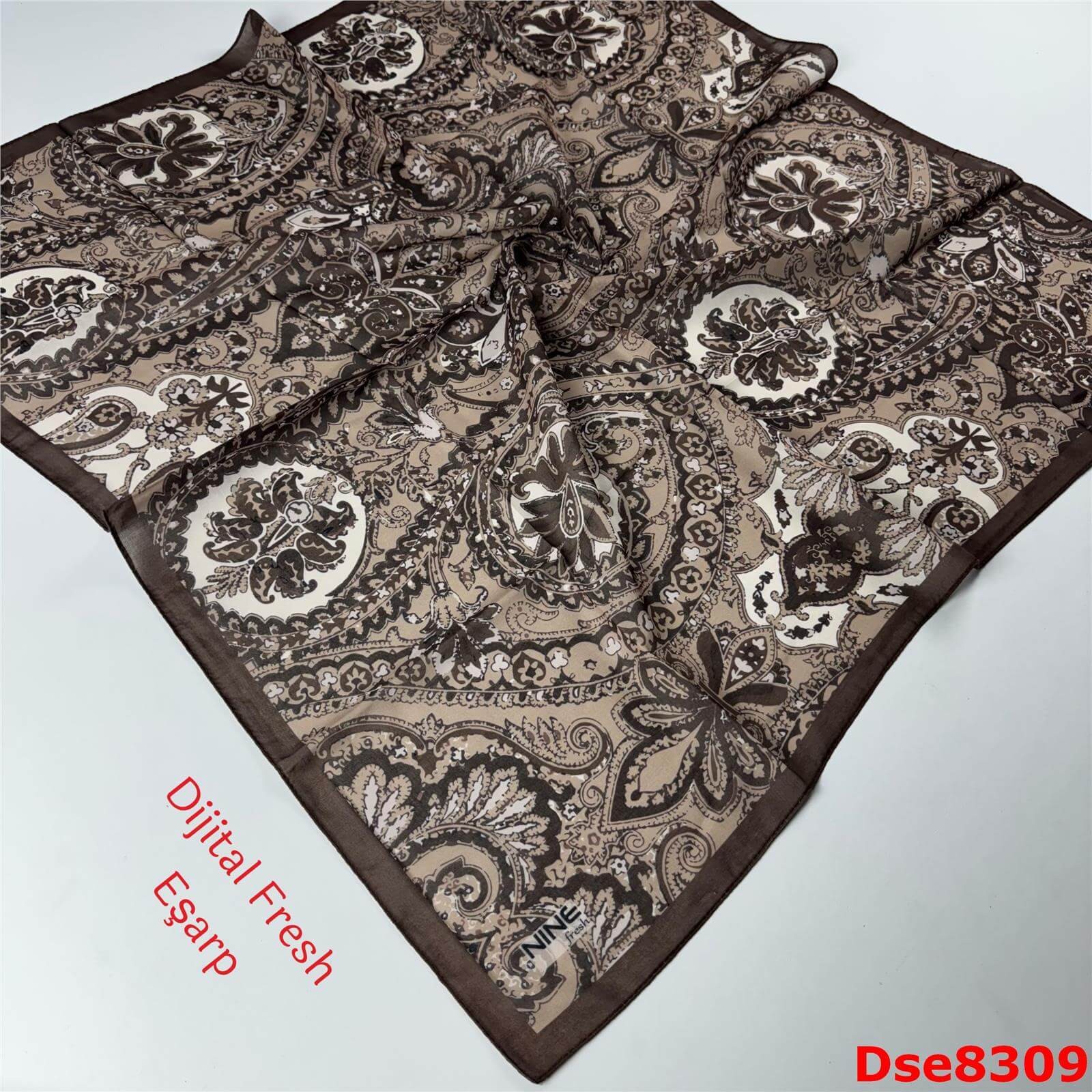 S-090 Dijital Fresh Eşarp
