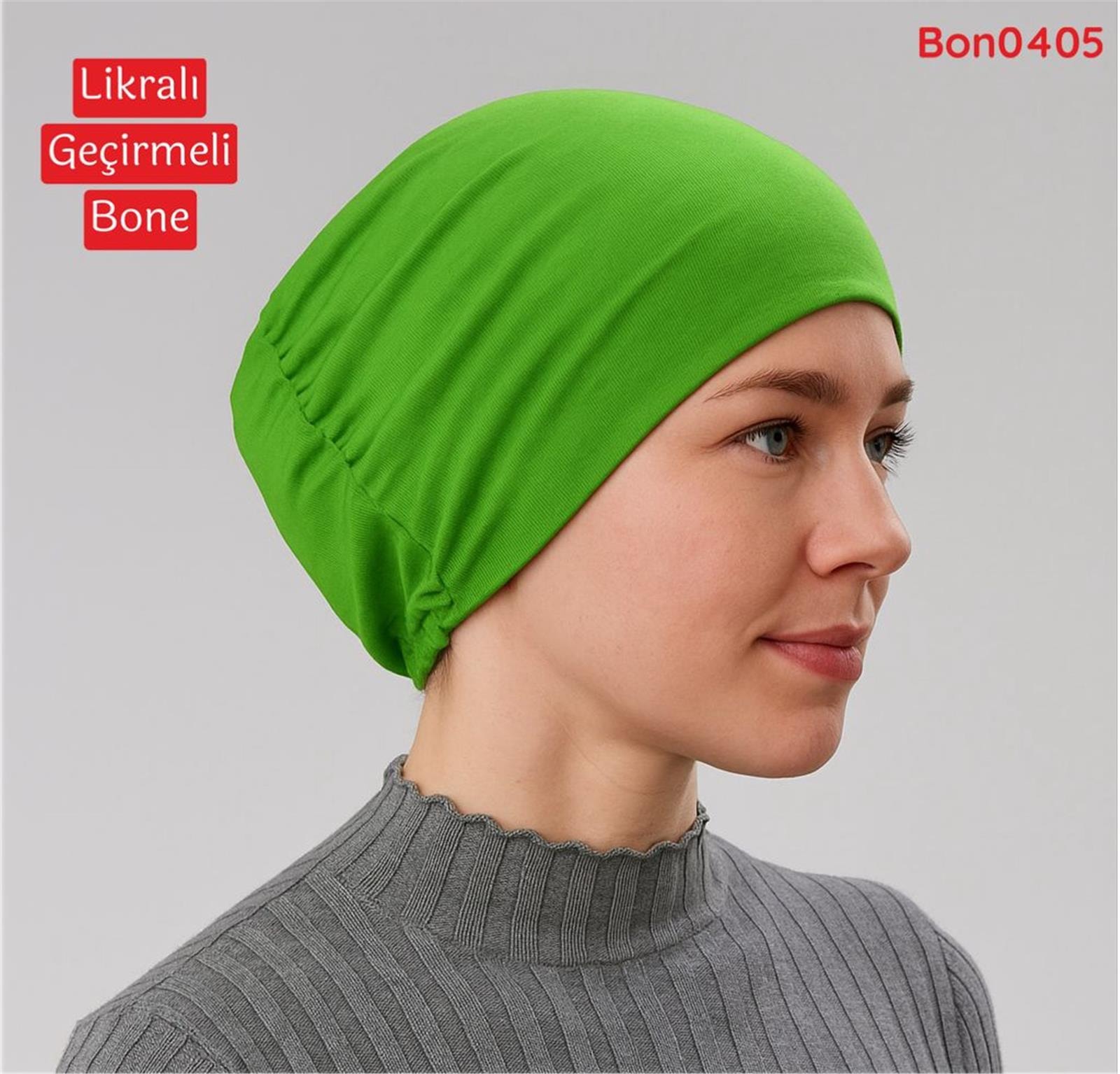 A-854 Likralı Geçirmeli Bone