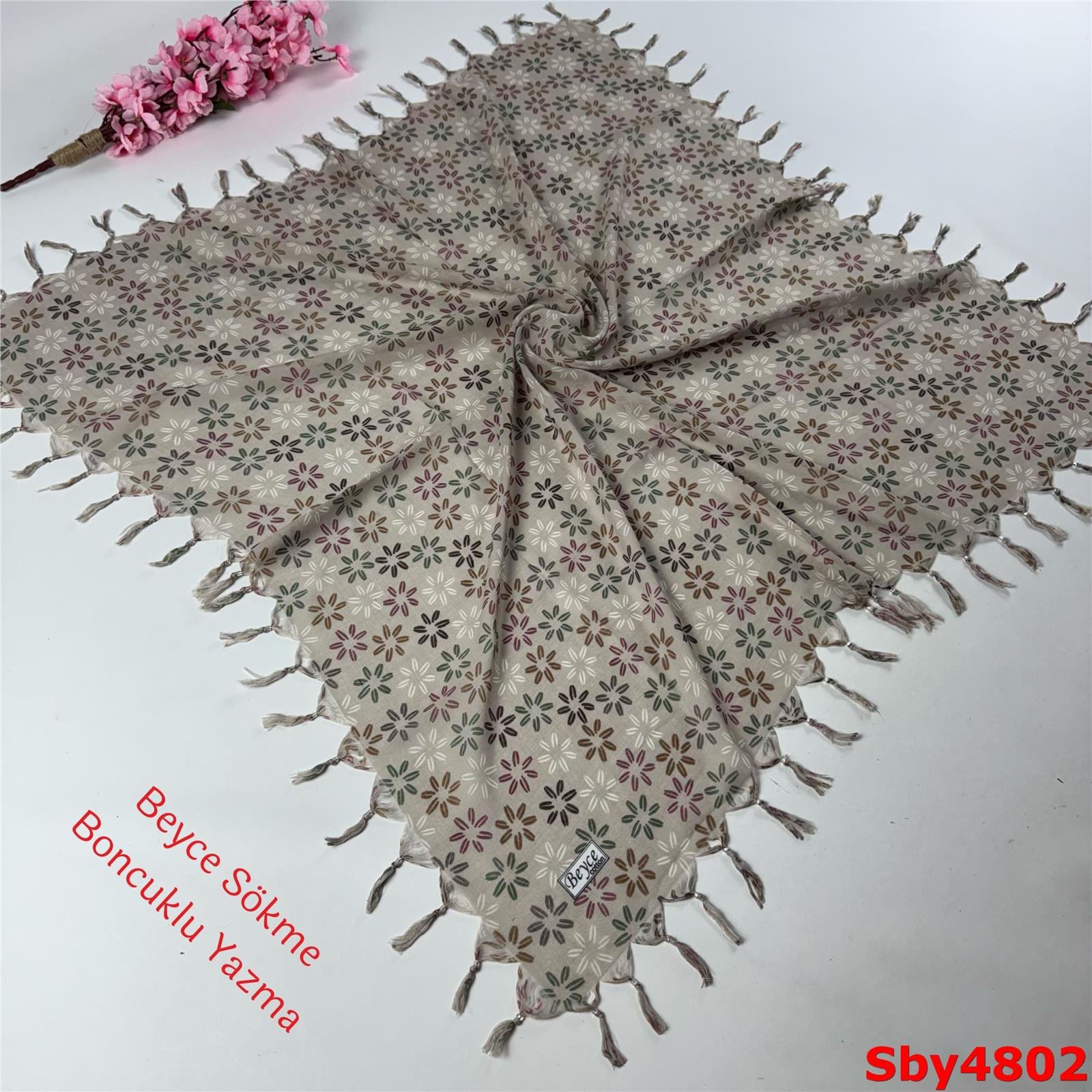 L-047 Beyce Sökme Boncuklu Yazma