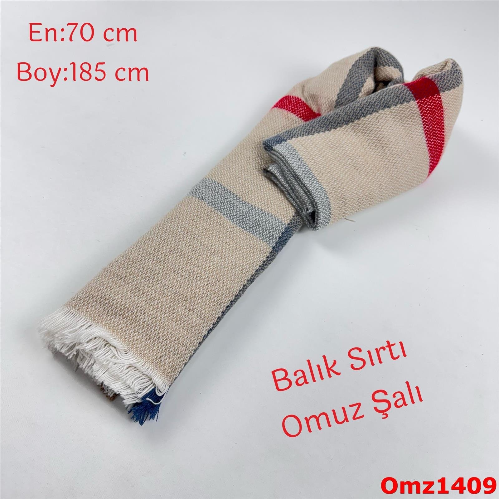 ZY-085 Düz Balıksırtı Omuz Şalı