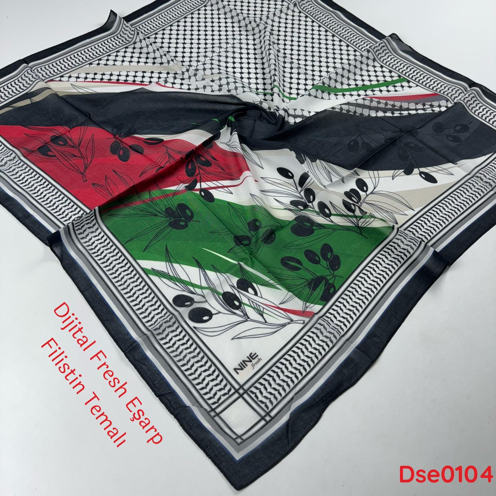S-134 Dijital Fresh Eşarp