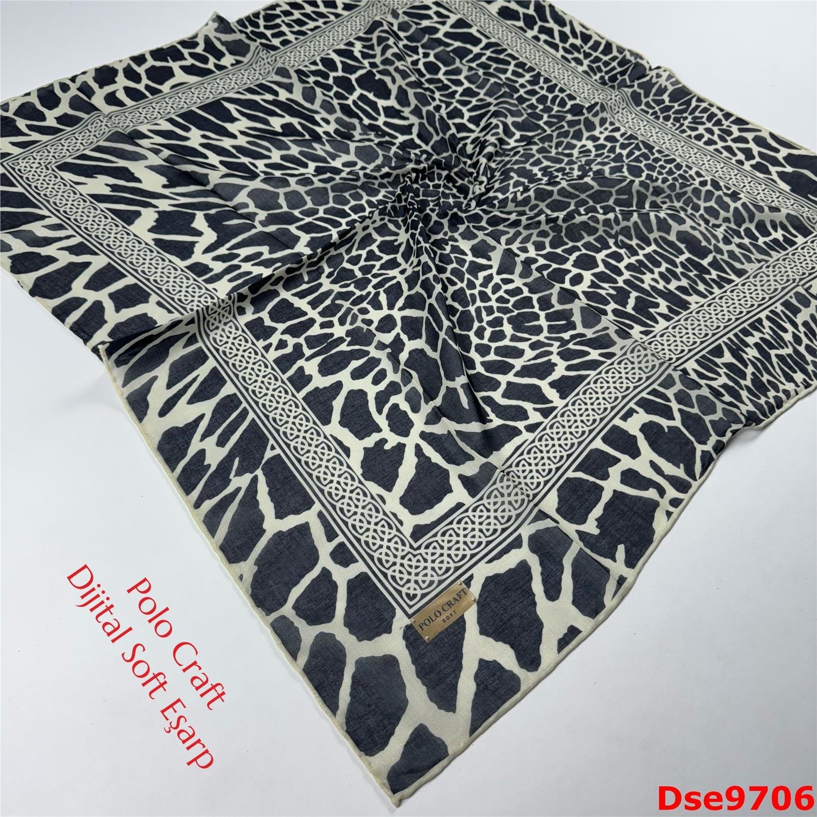 T-066 Polo Craft Dijital Soft Eşarp