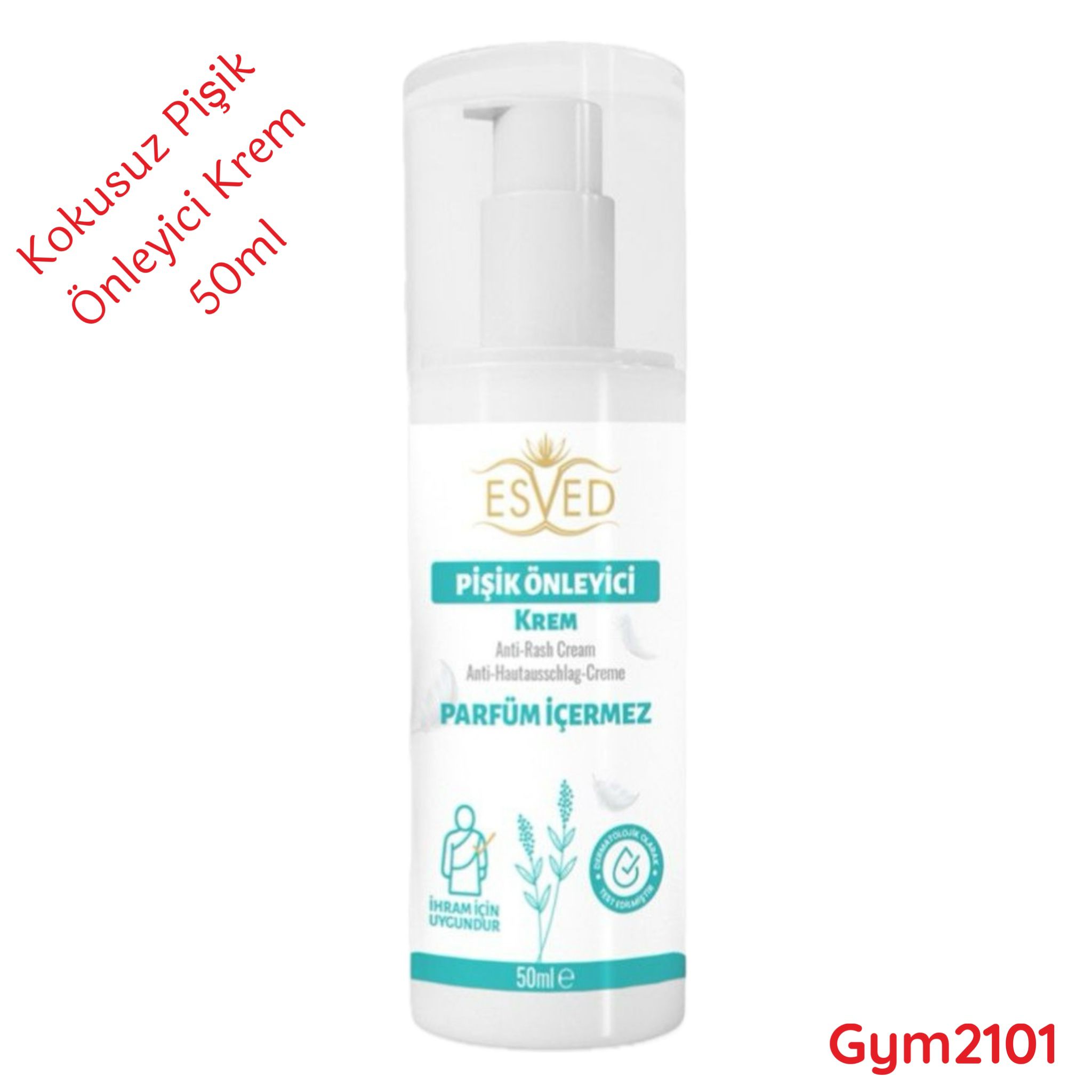 ZV-91A Kokusuz Pişik Önleyici Krem 50 ml