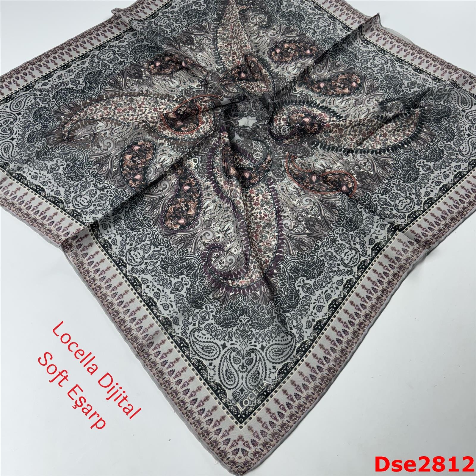 P-143 Locella El Dikişli Soft Eşarp