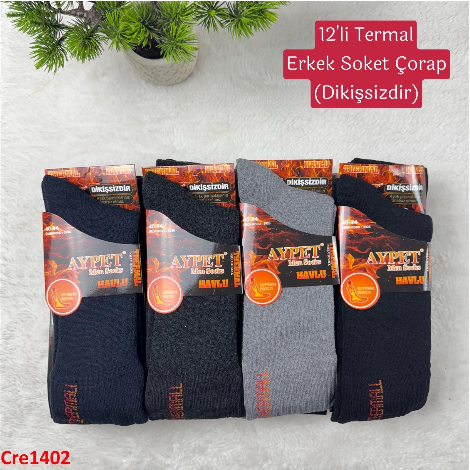 ZV-112 Termal Soket Çorap 12 Adet
