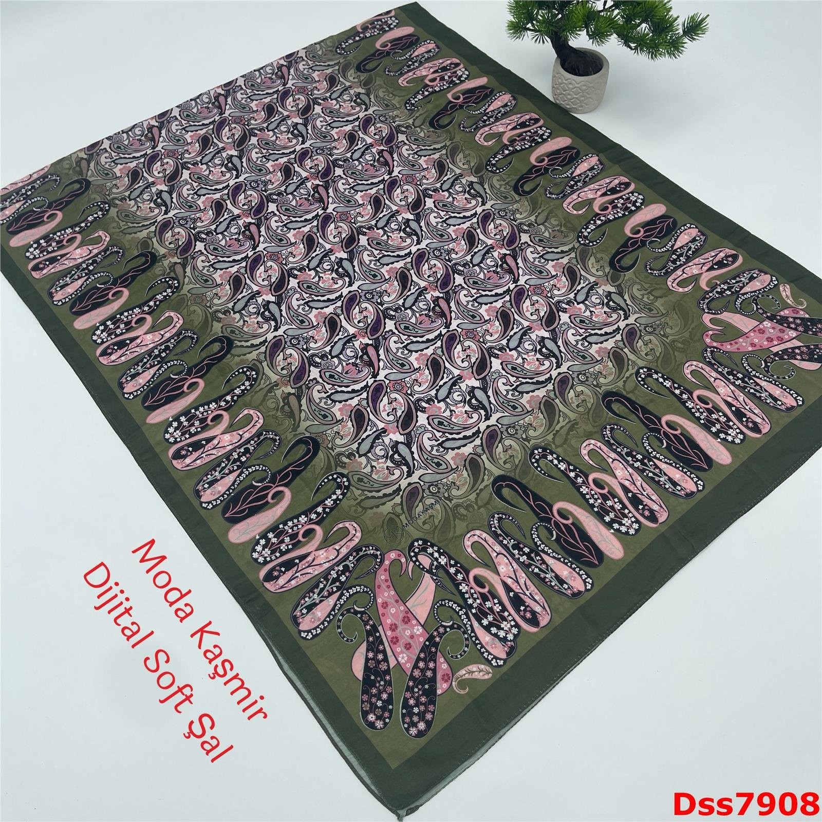 ZE-018  Moda Kaşmir Dijital Soft Şal