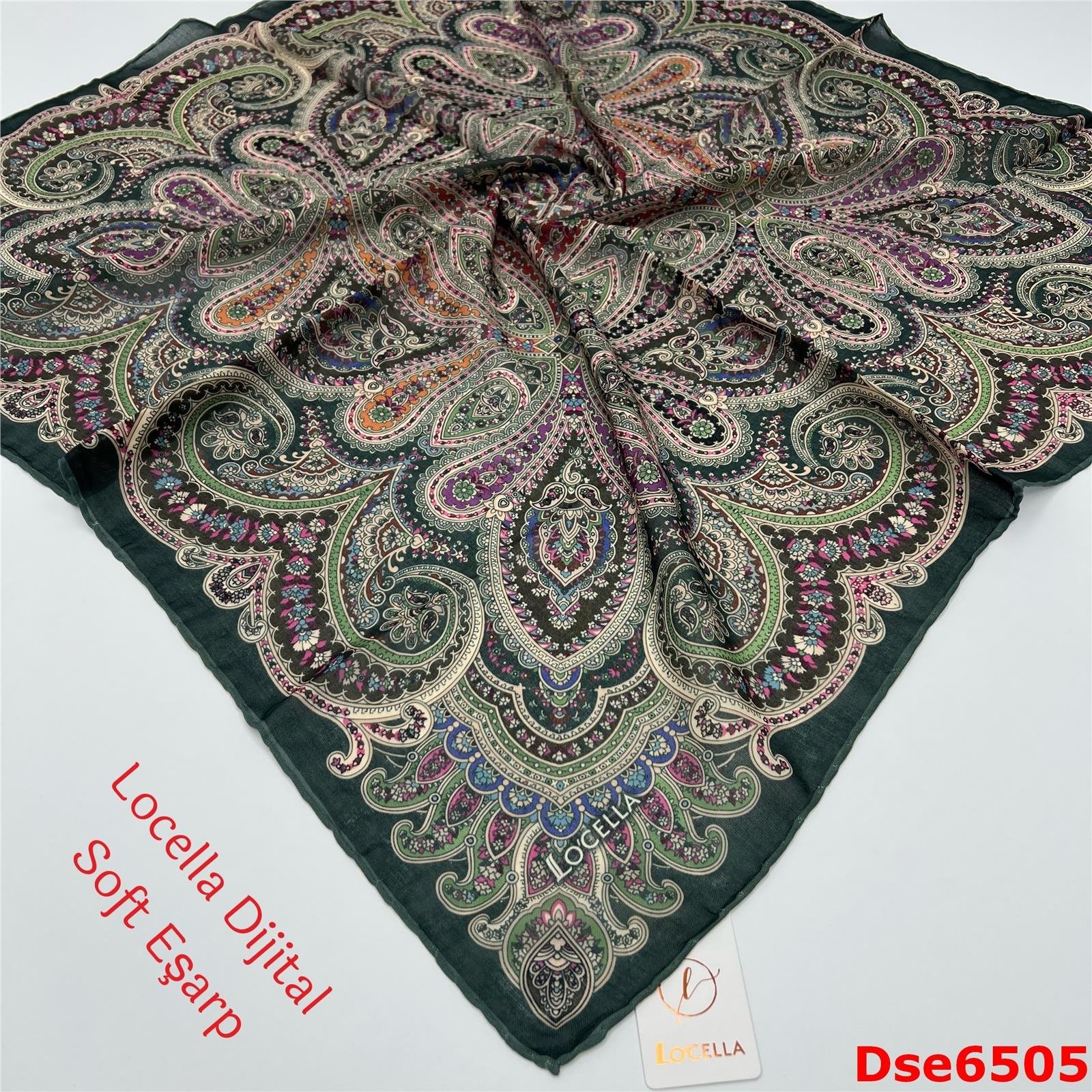 R-018 Locella El Dikişli Soft Eşarp