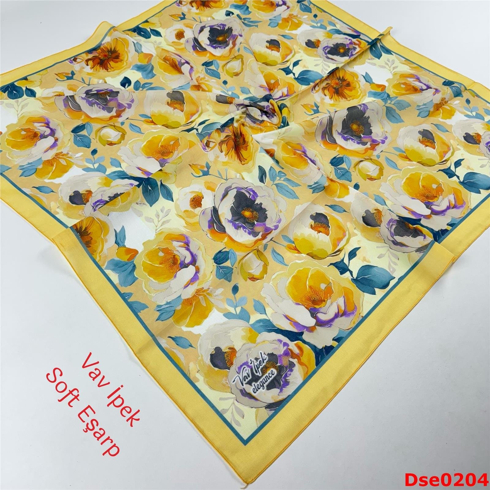 R-032 Vav İpek Soft Eşarp