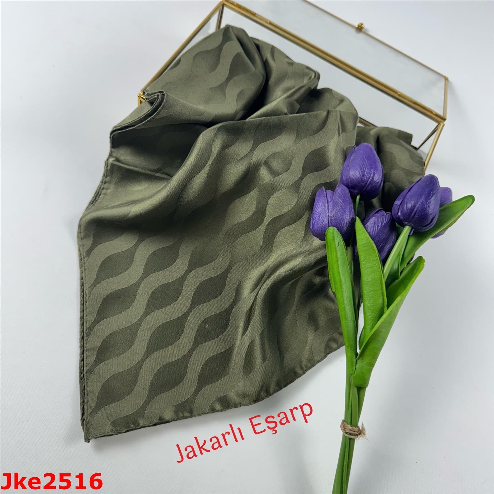 RA-110 Jakarlı İpeksi Eşarp